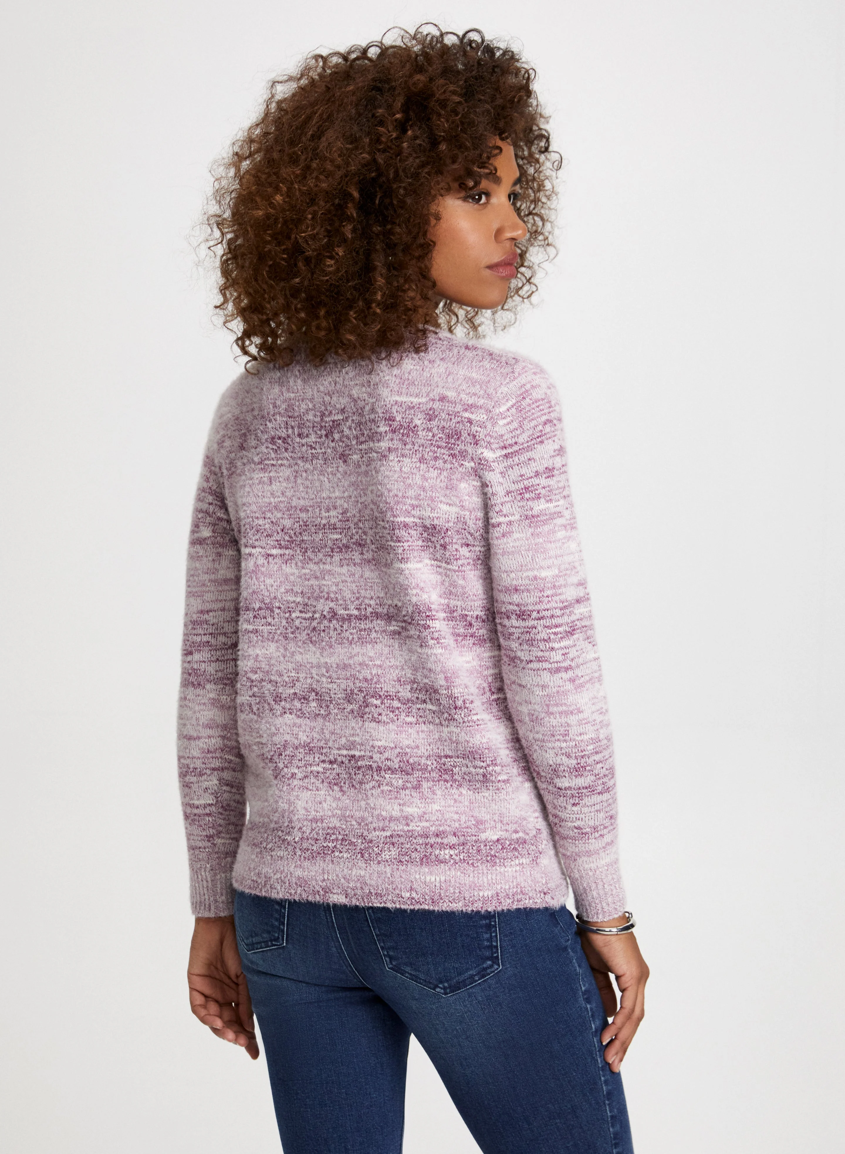 Stripe Gradient Motif Sweater - Image 4