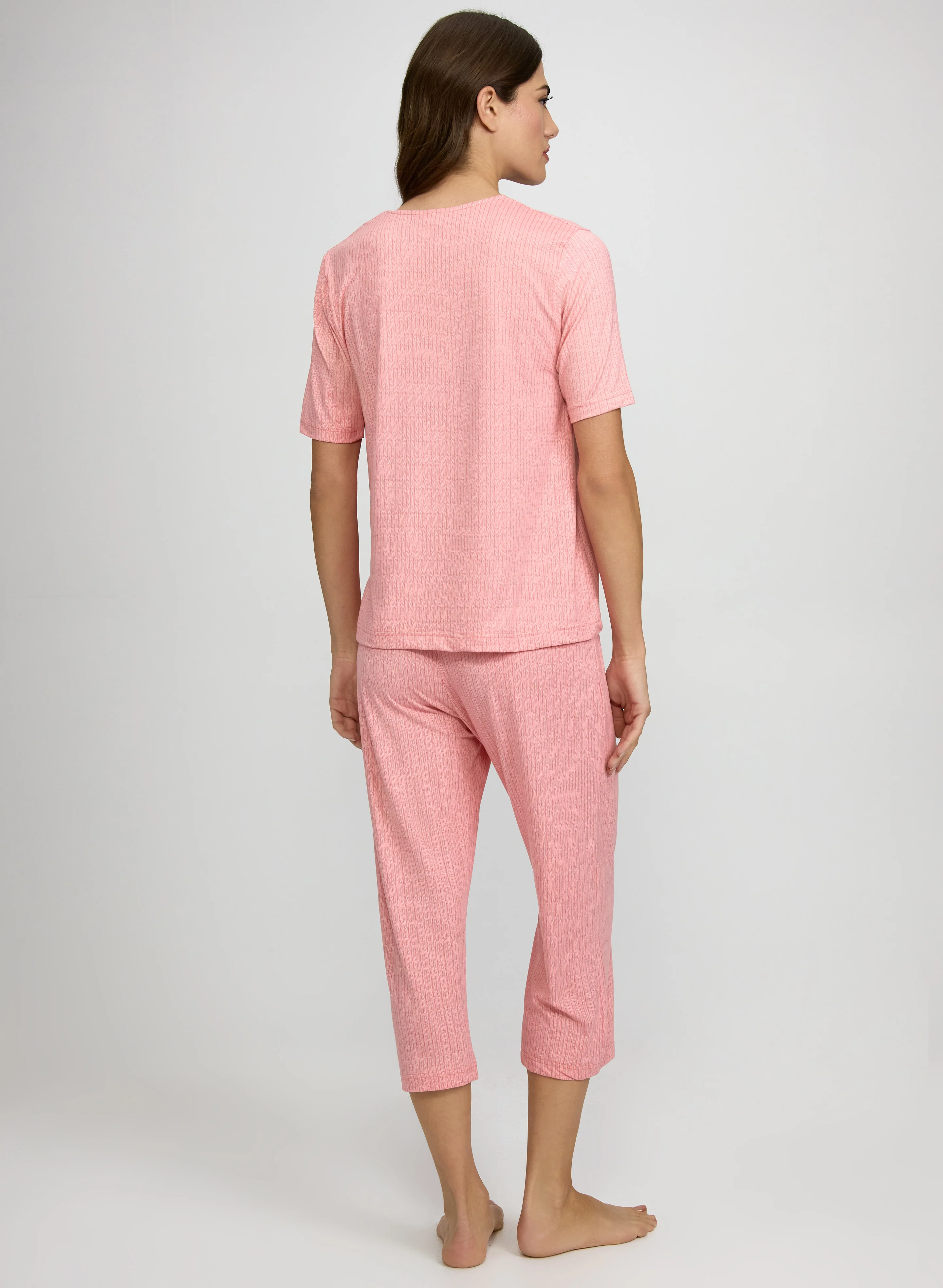 Stripe Jersey Pyjama Set - Image 3