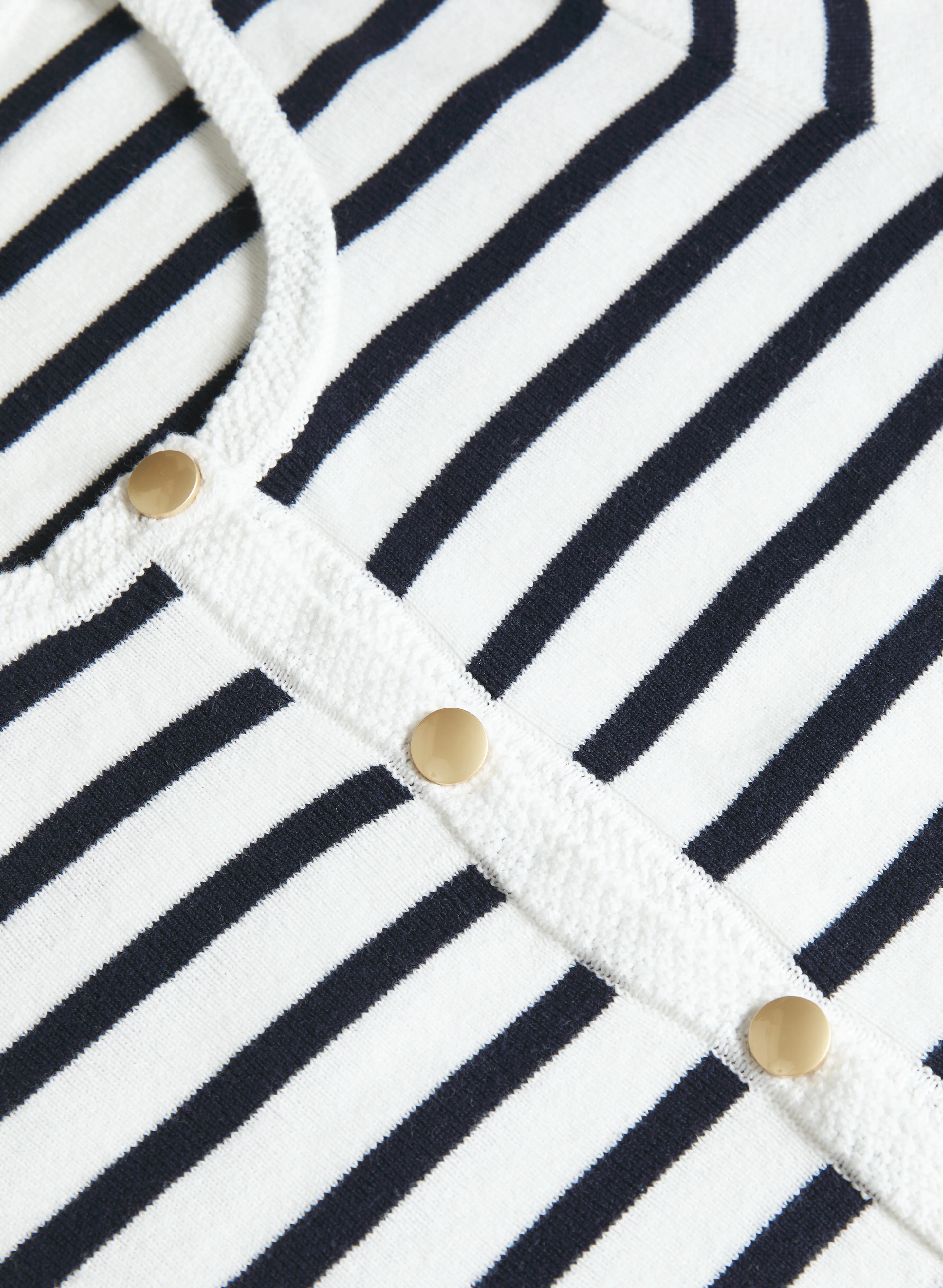 Stripe Knit Cardigan - Image 7