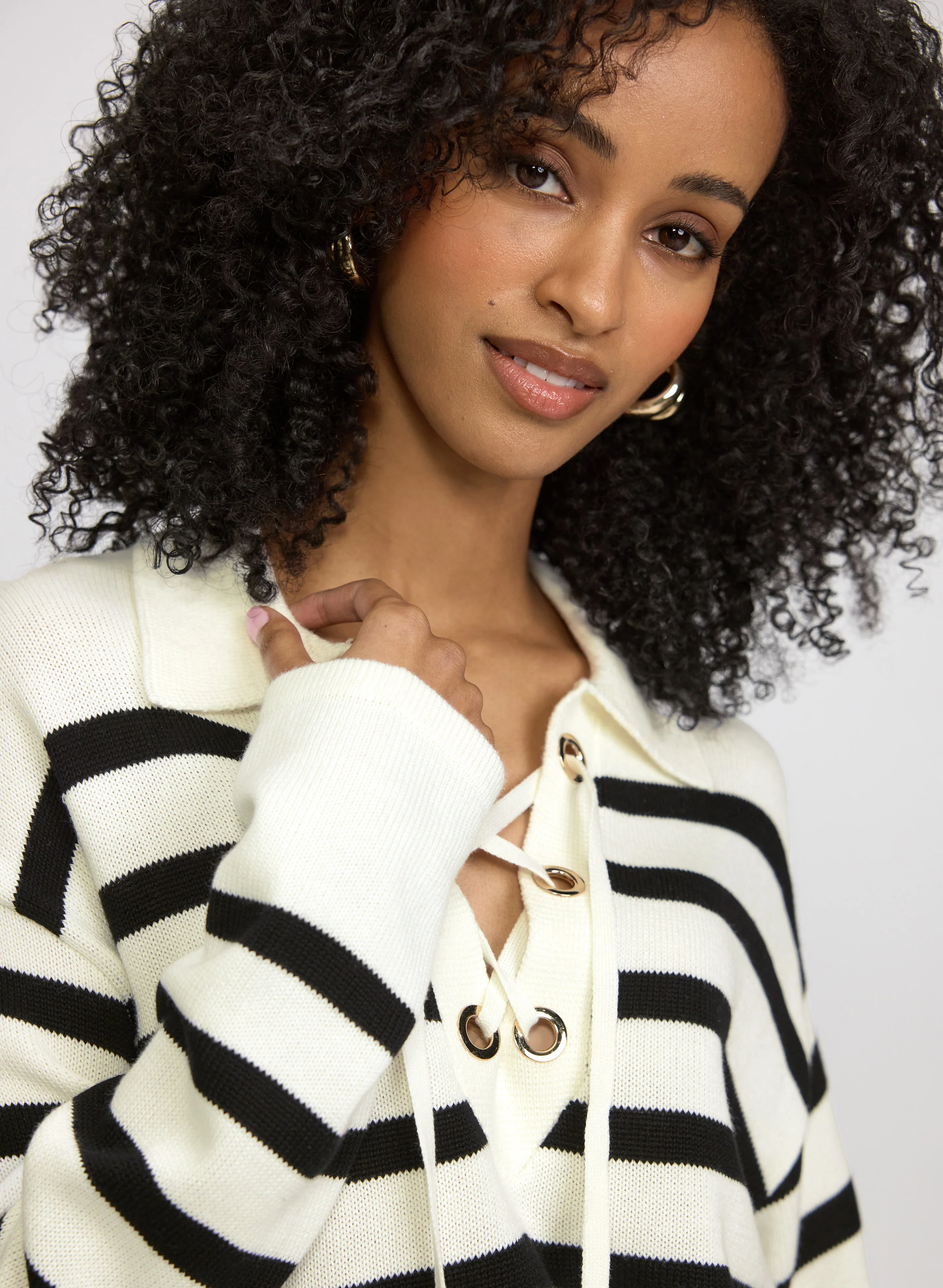 Stripe Knit Pullover - Image 4