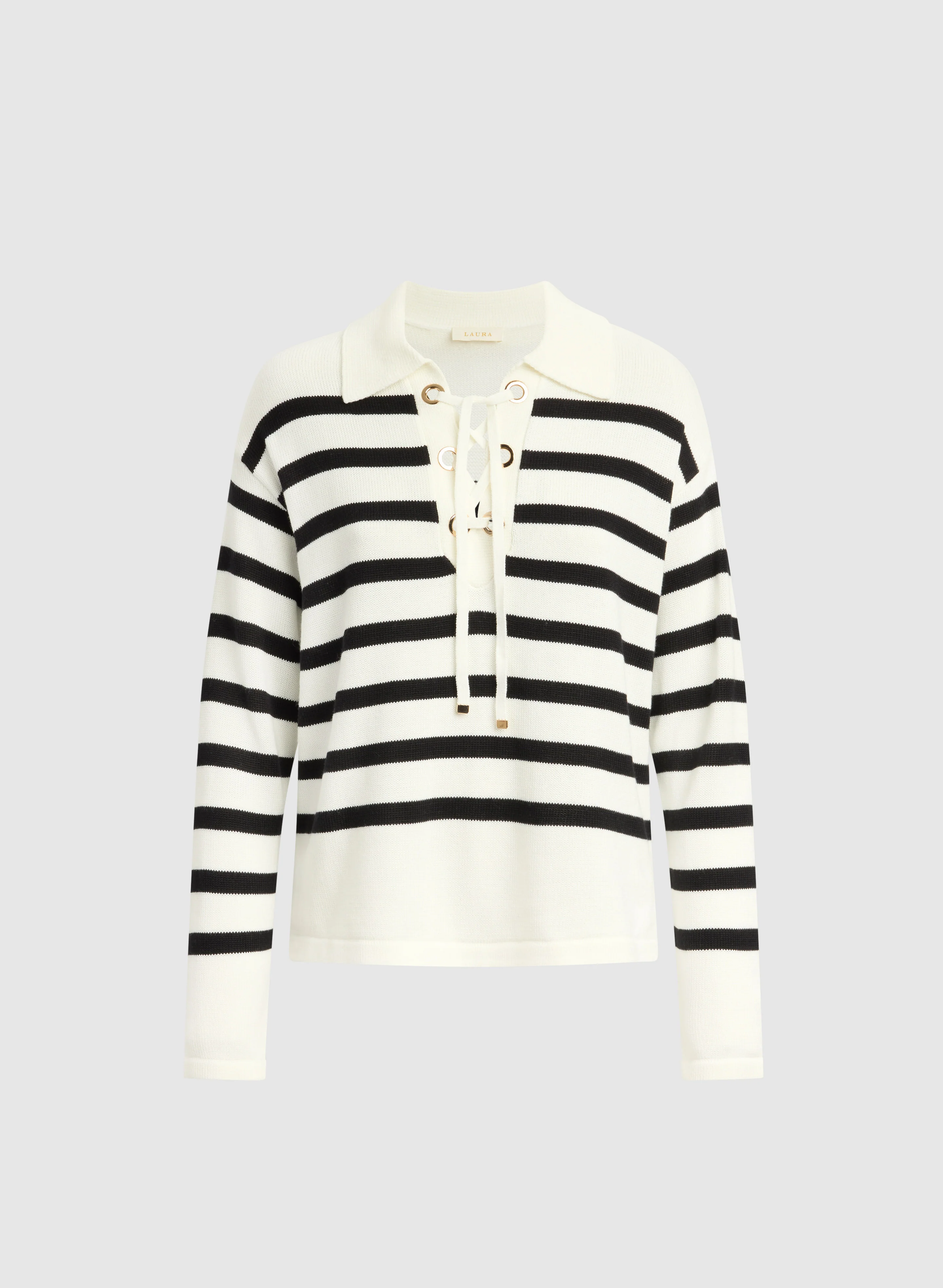 Stripe Knit Pullover - Image 7