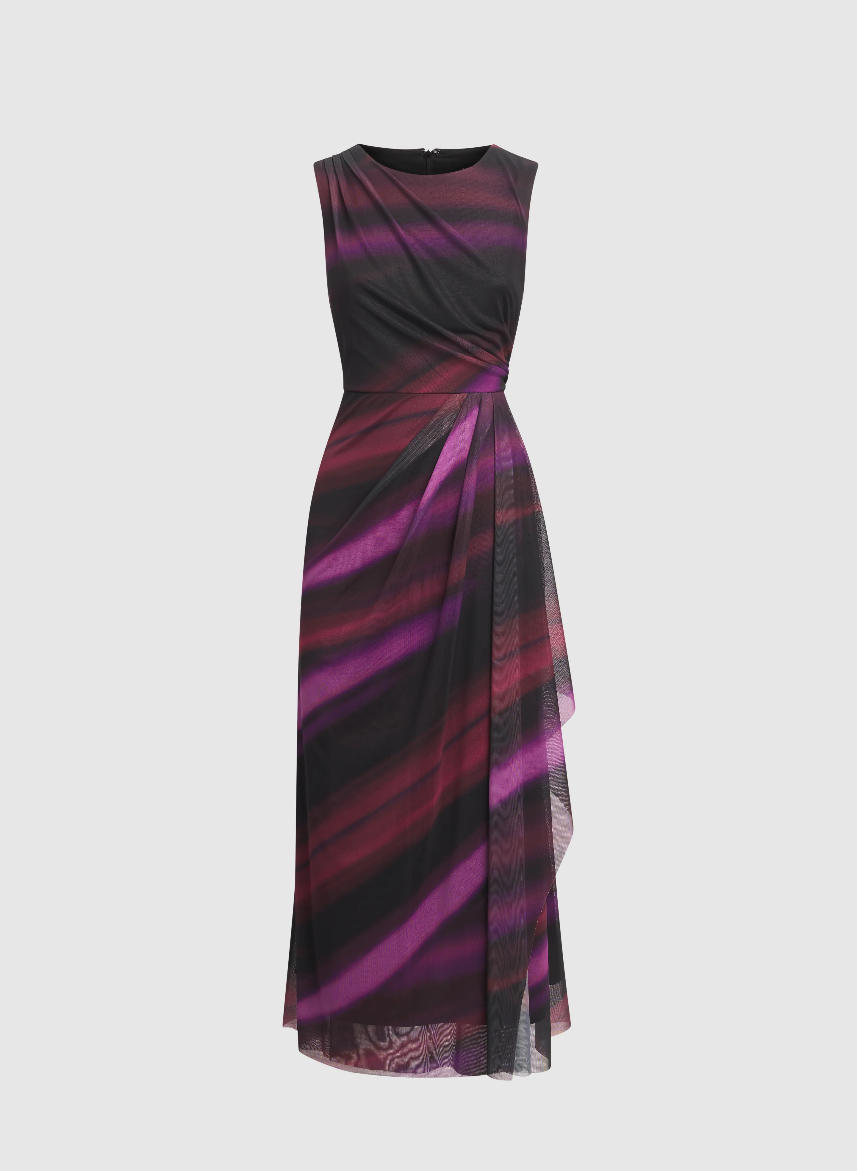 Stripe Mesh Dress - Image 6