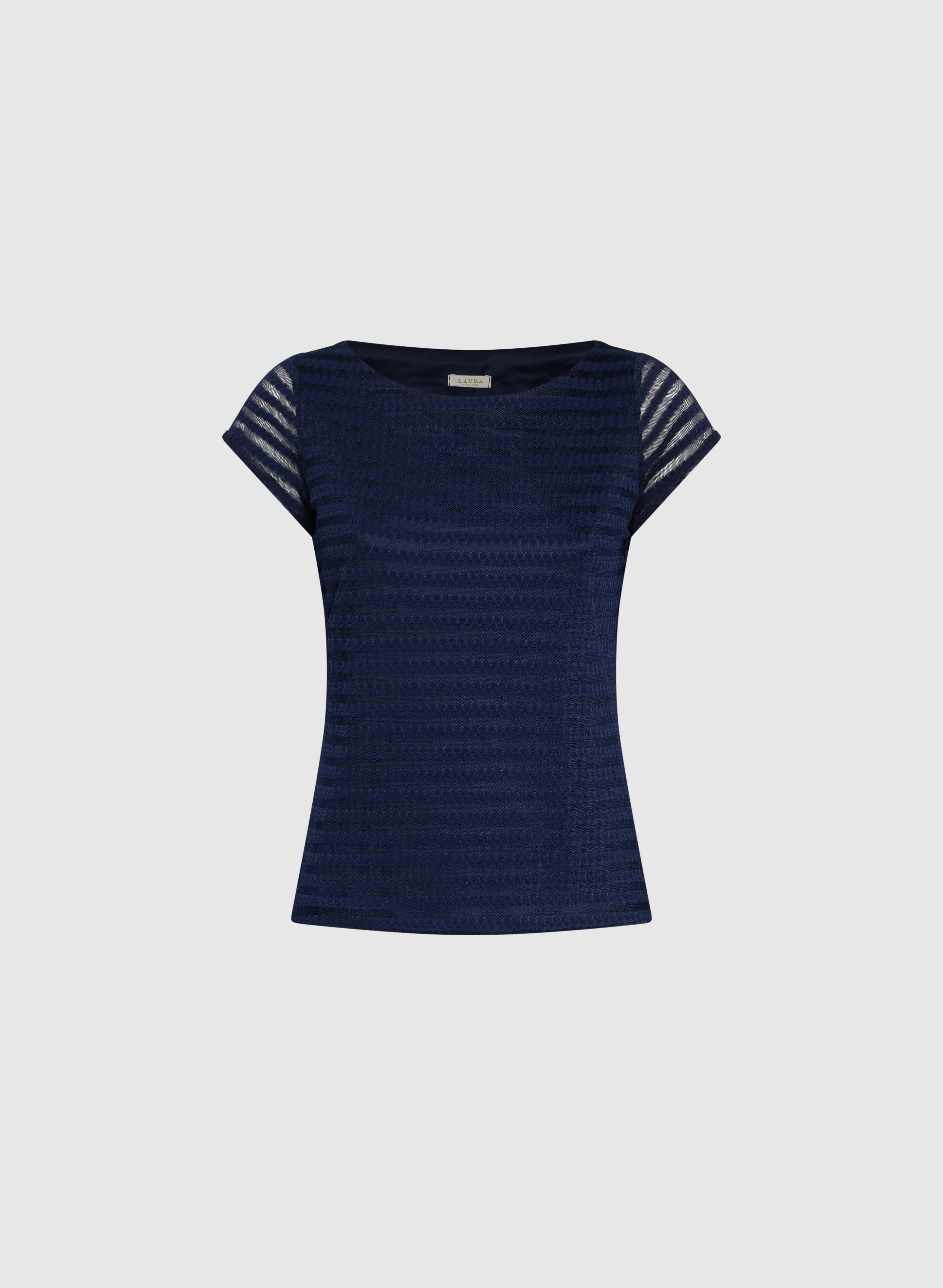 Stripe Mesh Top - Image 6