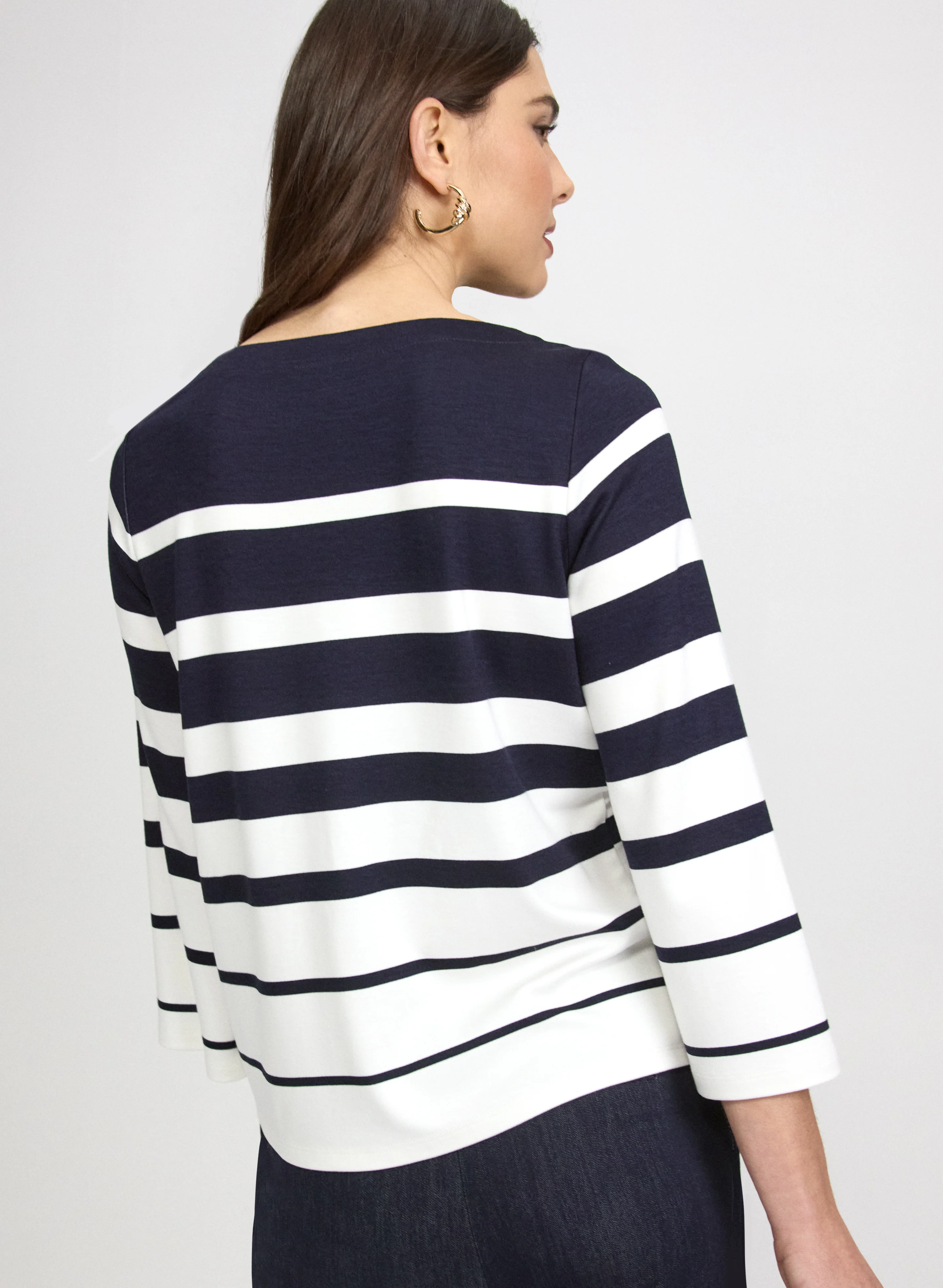 Stripe Ponte de Roma Top - Image 4