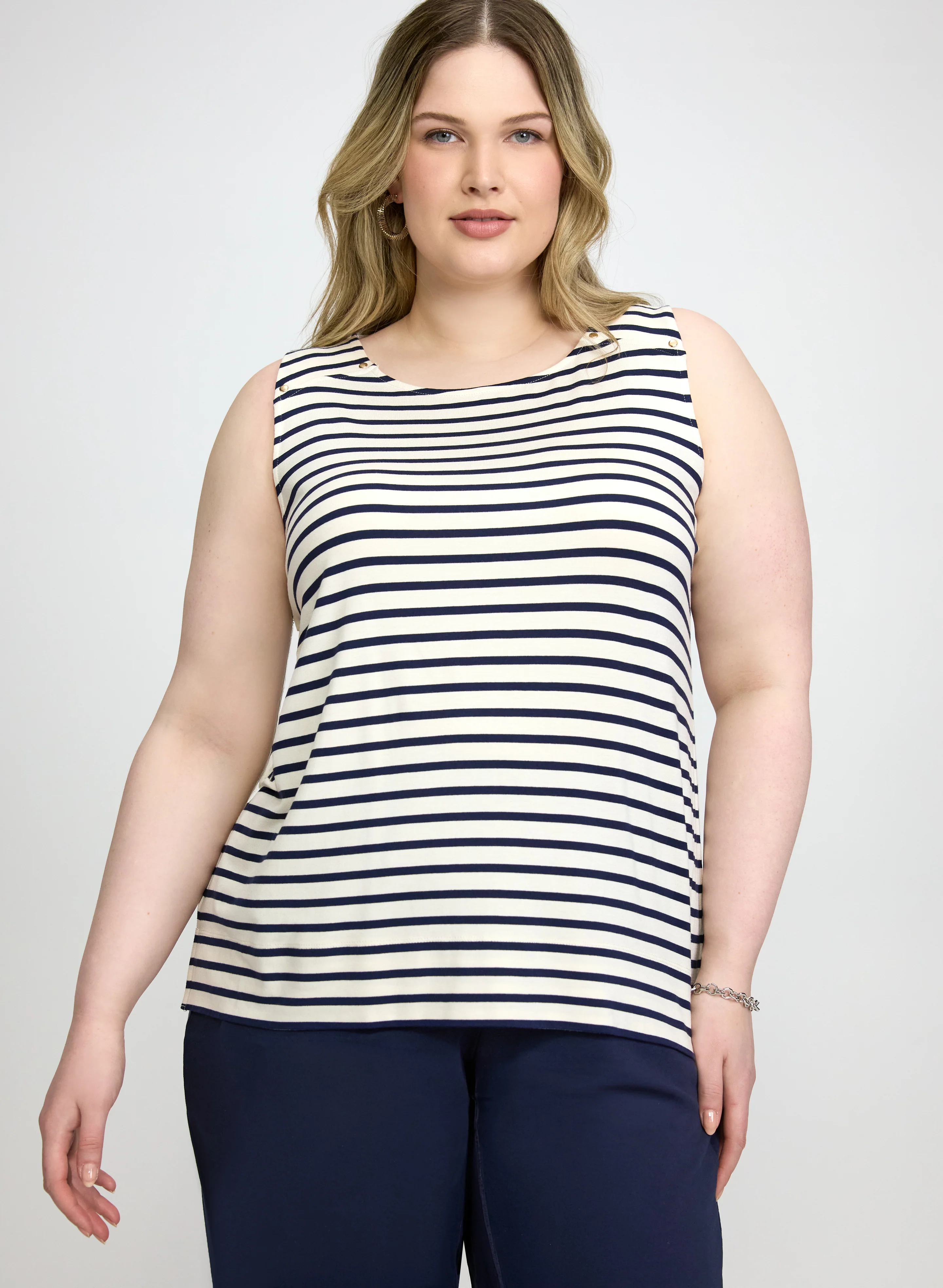 Stripe Print Cami