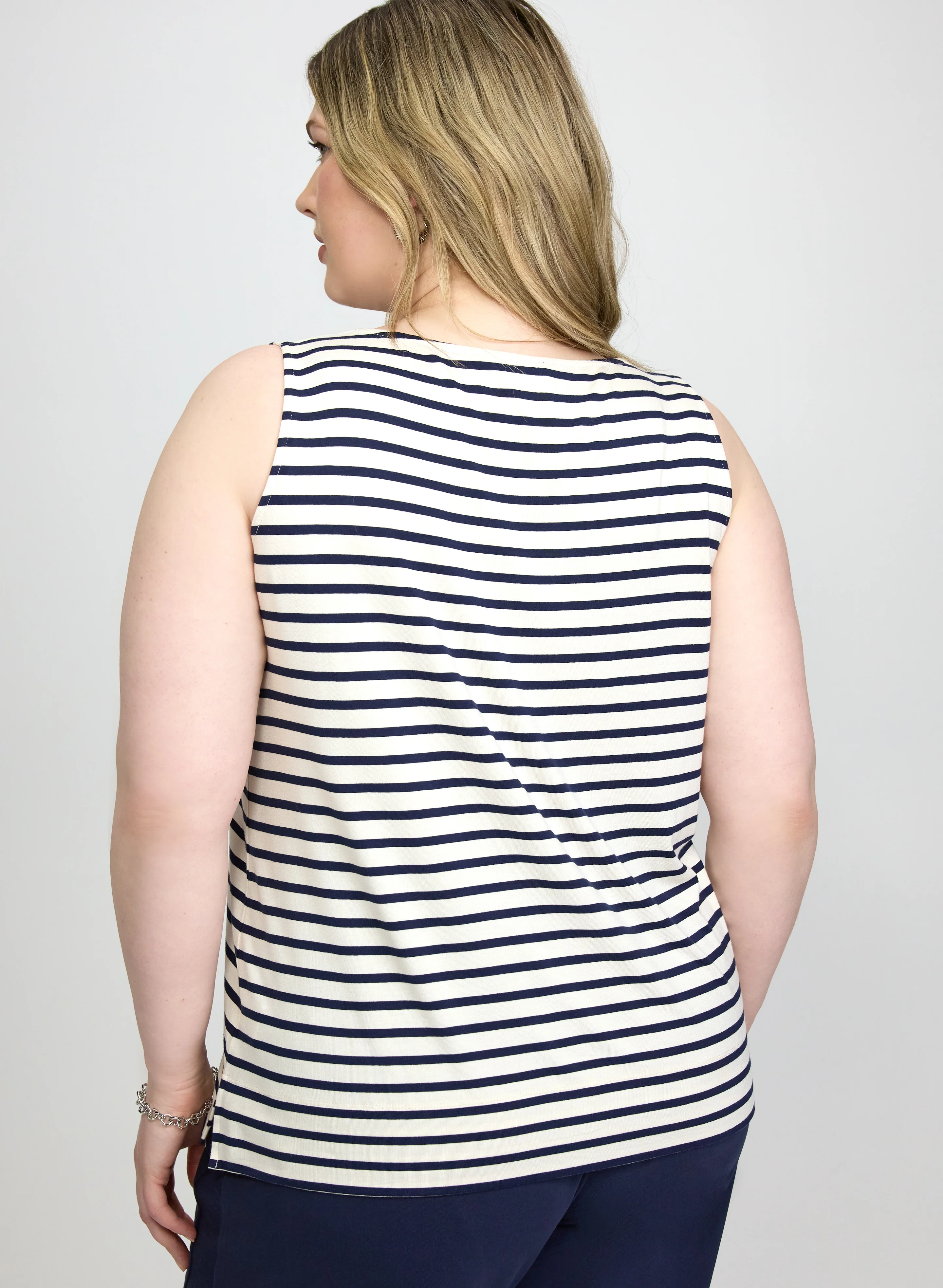 Stripe Print Cami - Image 5