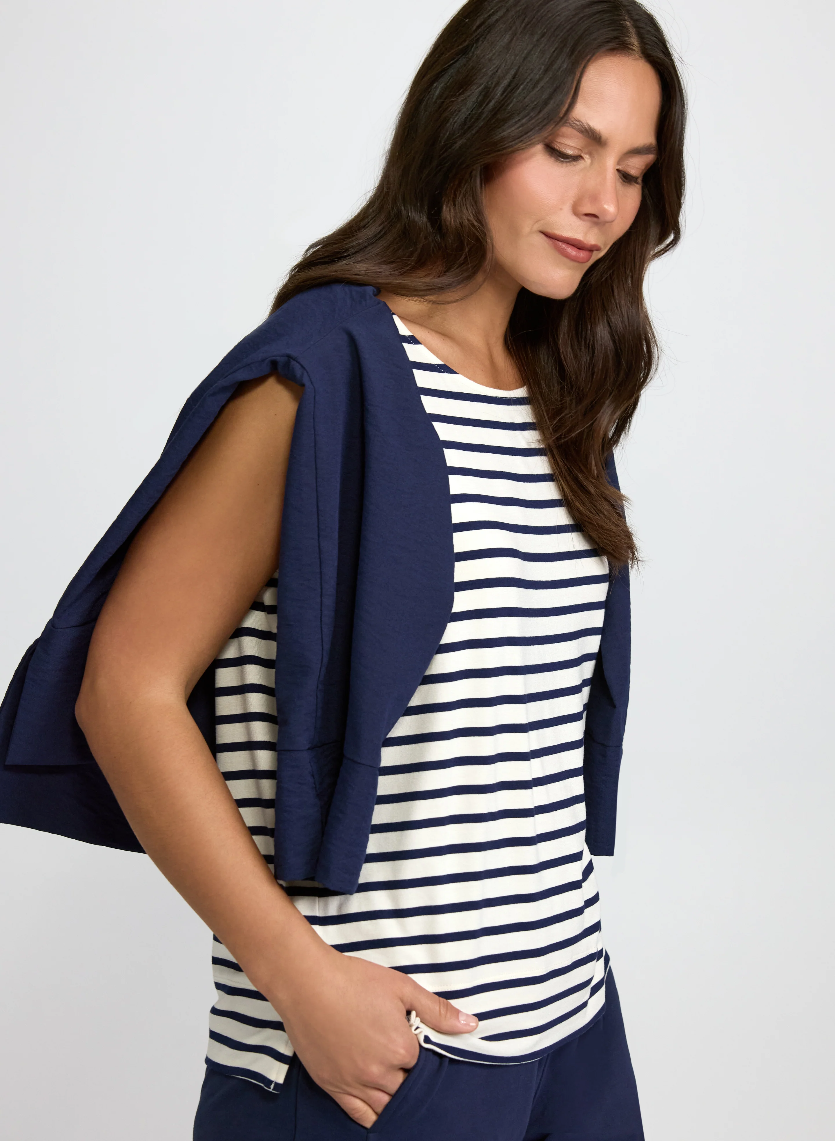 Stripe Print Cami - Image 4