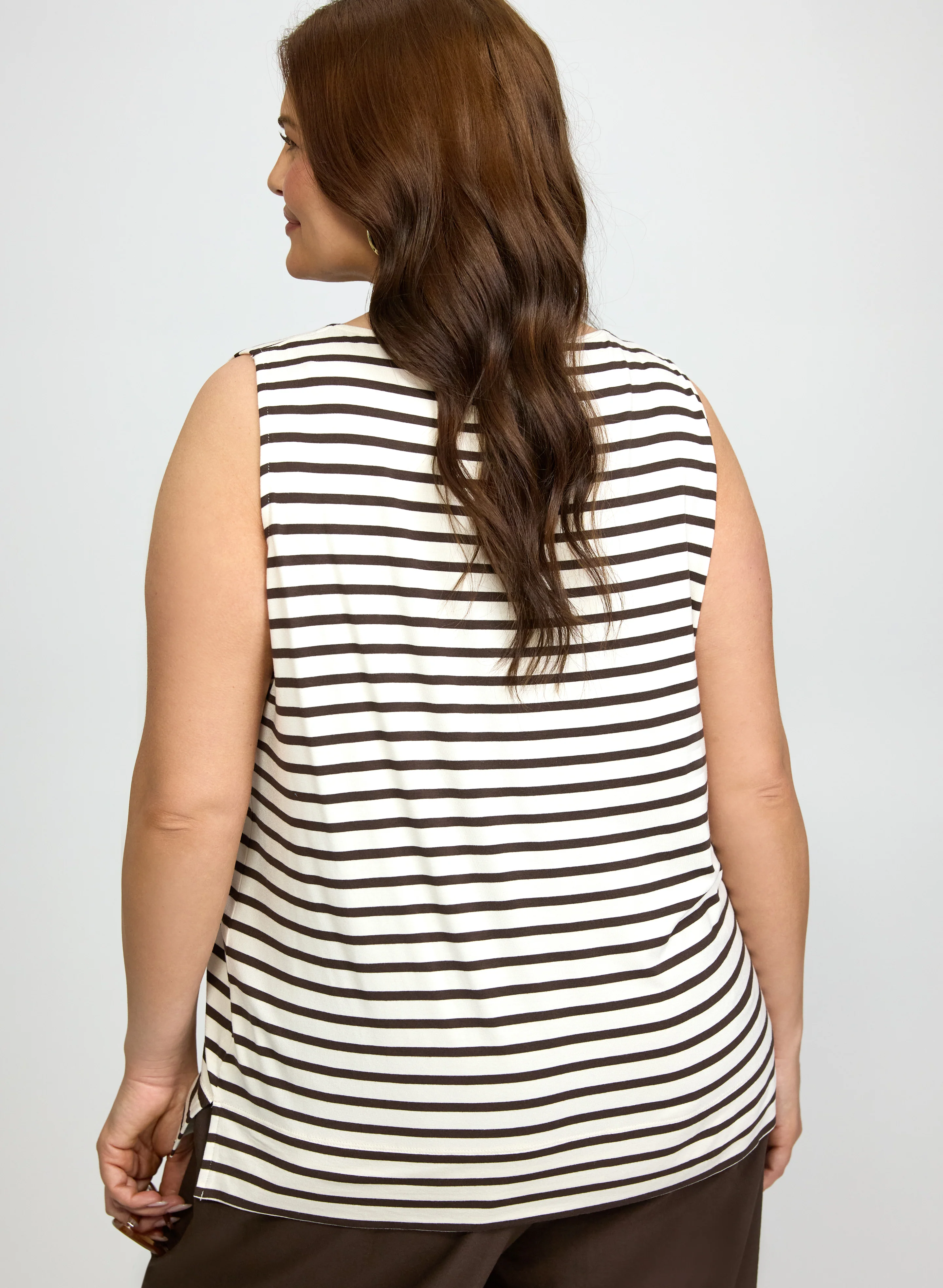 Stripe Print Cami - Image 5