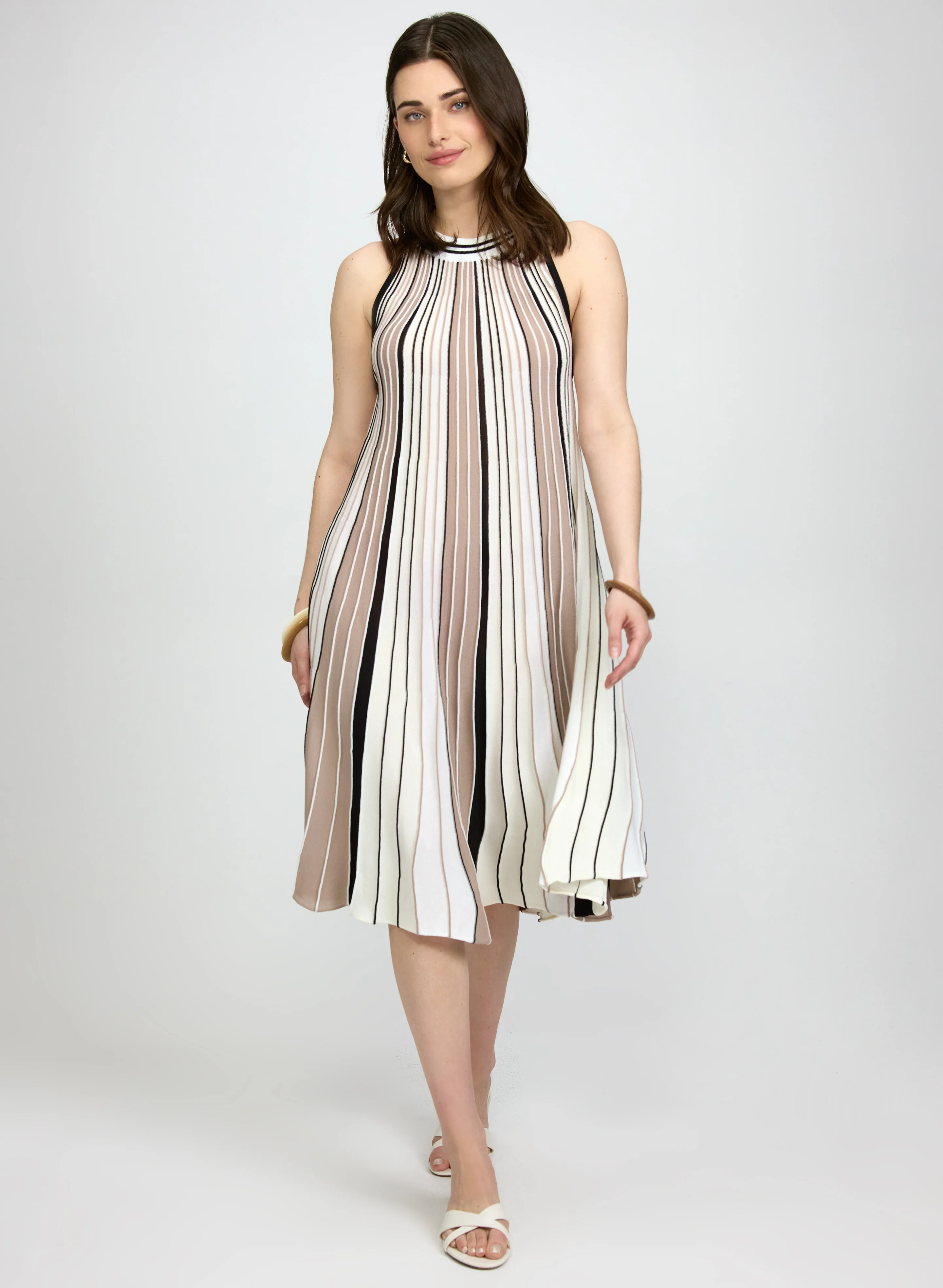 Stripe Print Dress