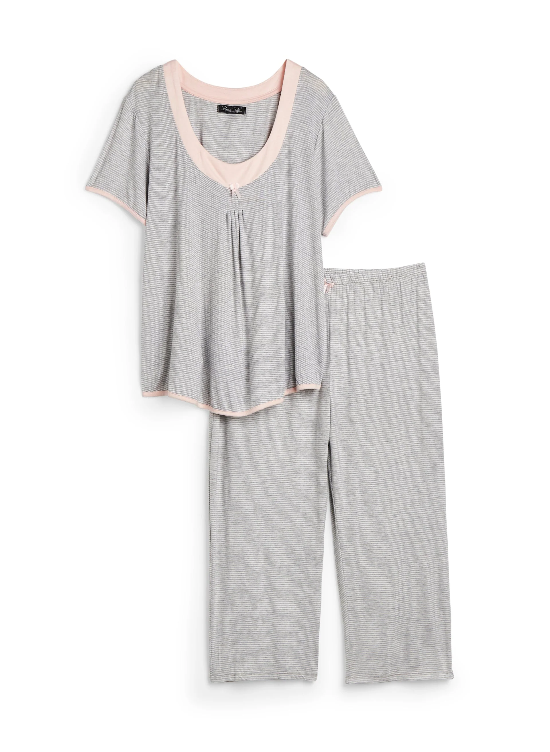 Stripe Print Pyjama Set - Image 5