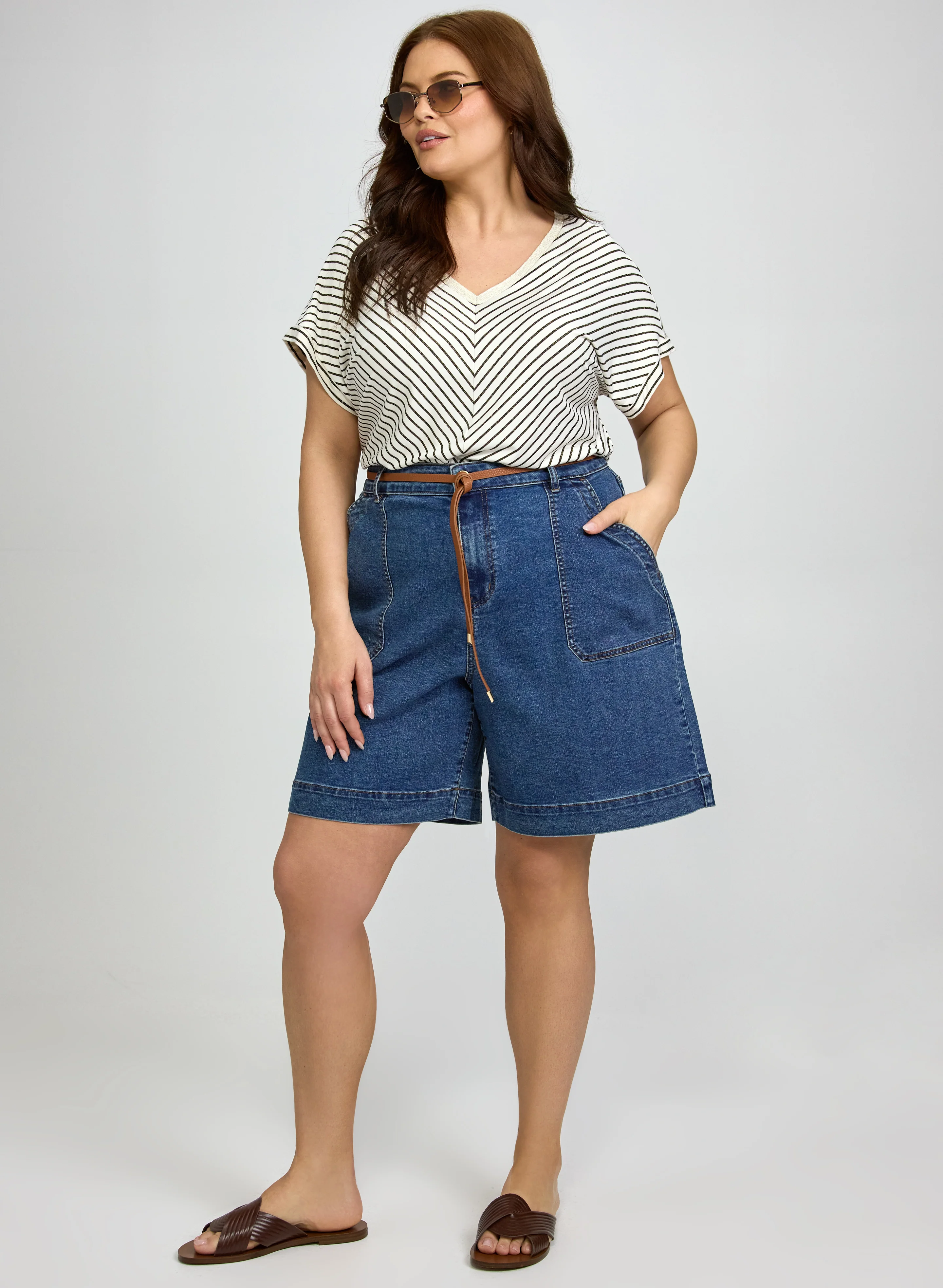 Stripe Print T-Shirt - Image 3