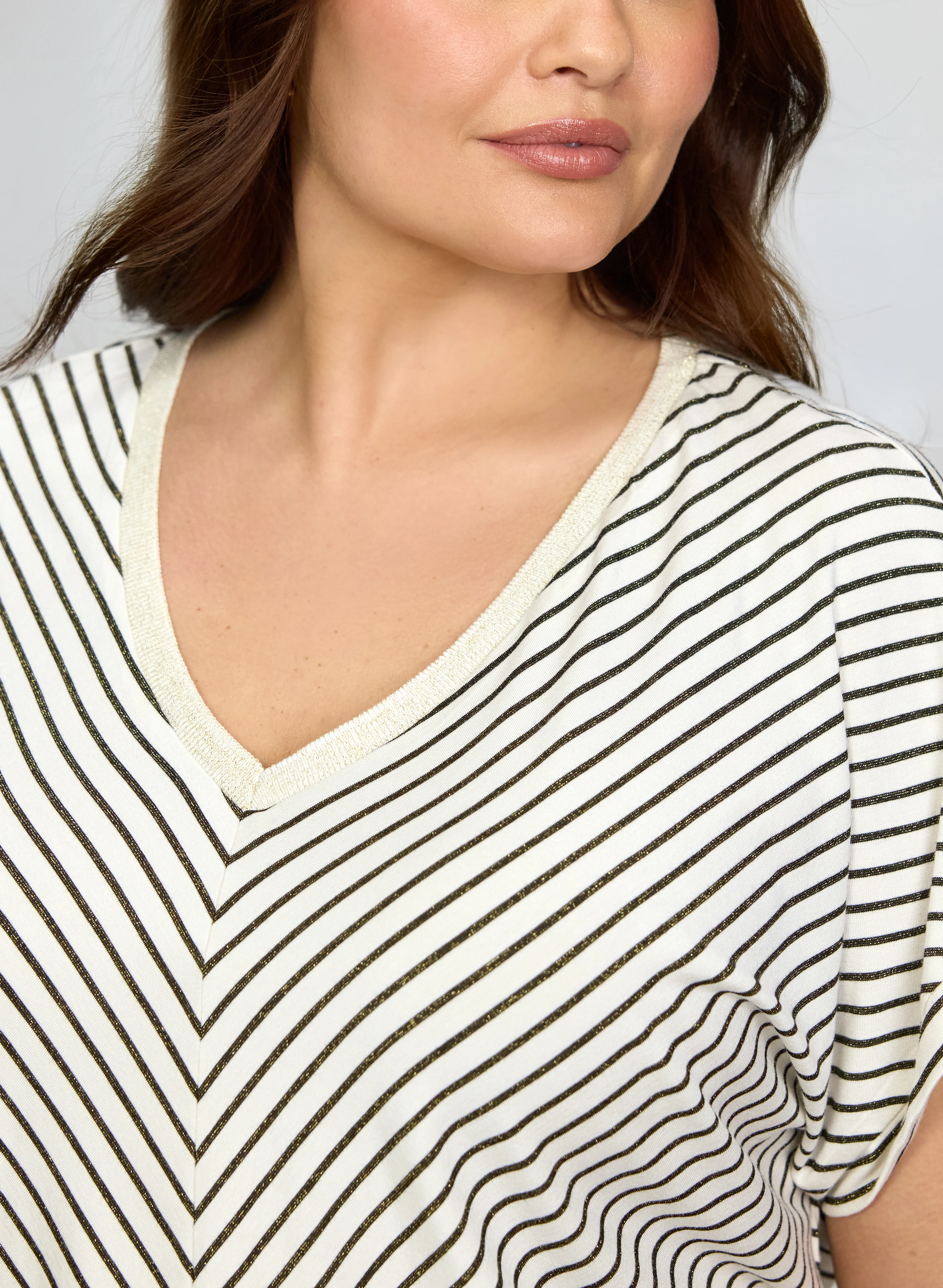 Stripe Print T-Shirt - Image 4