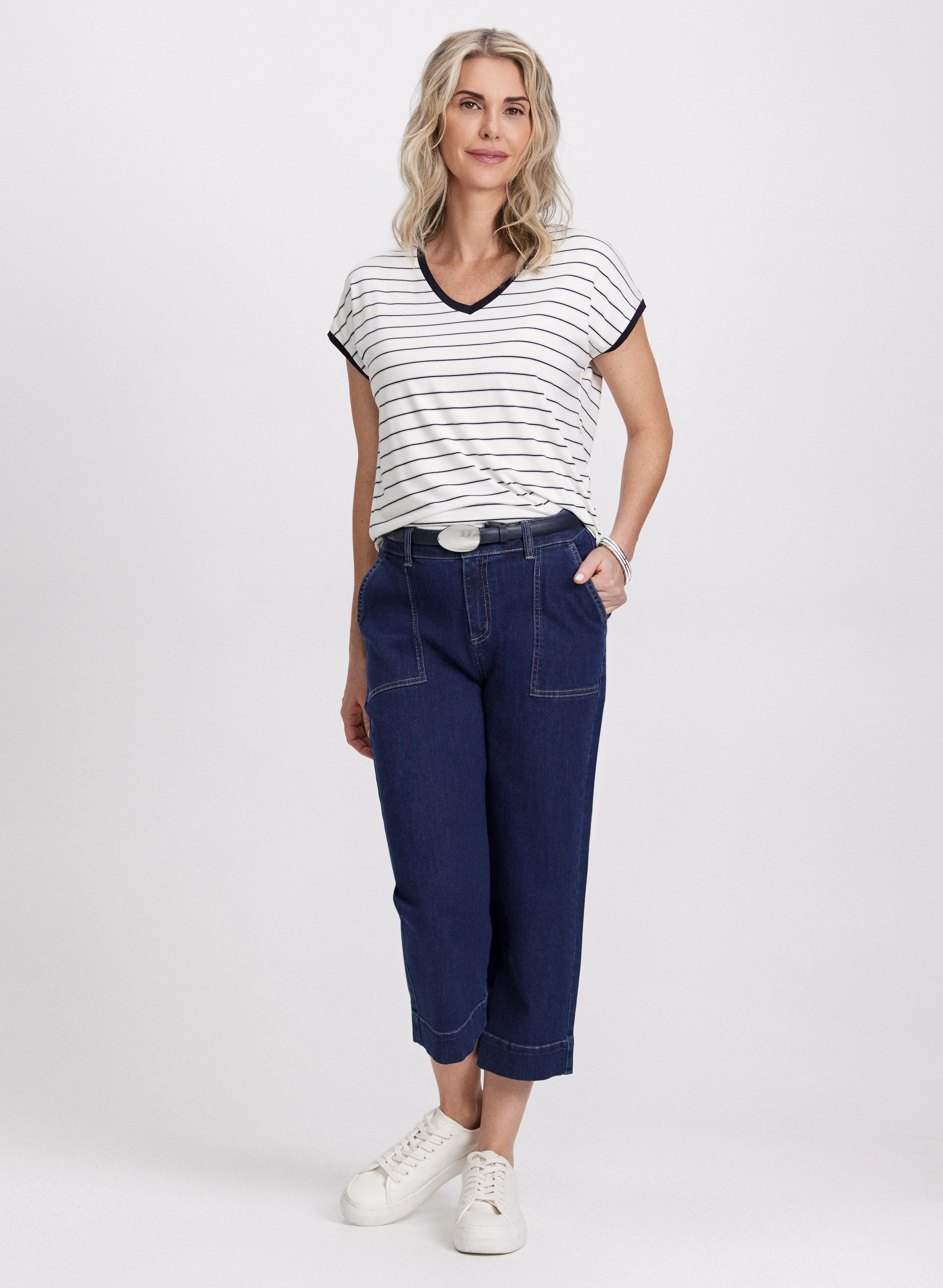 Stripe Print T-Shirt - Image 3