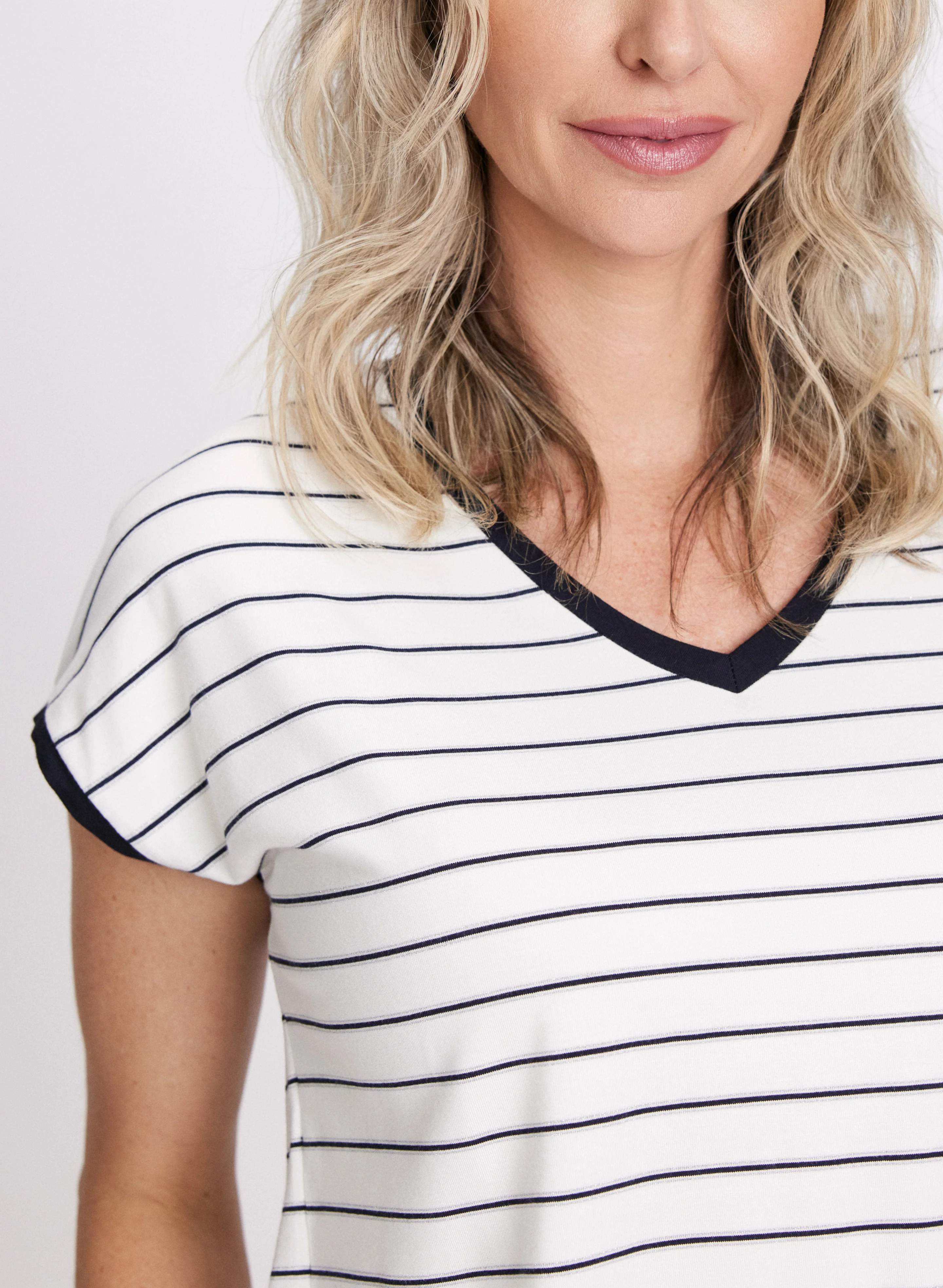 Stripe Print T-Shirt - Image 5