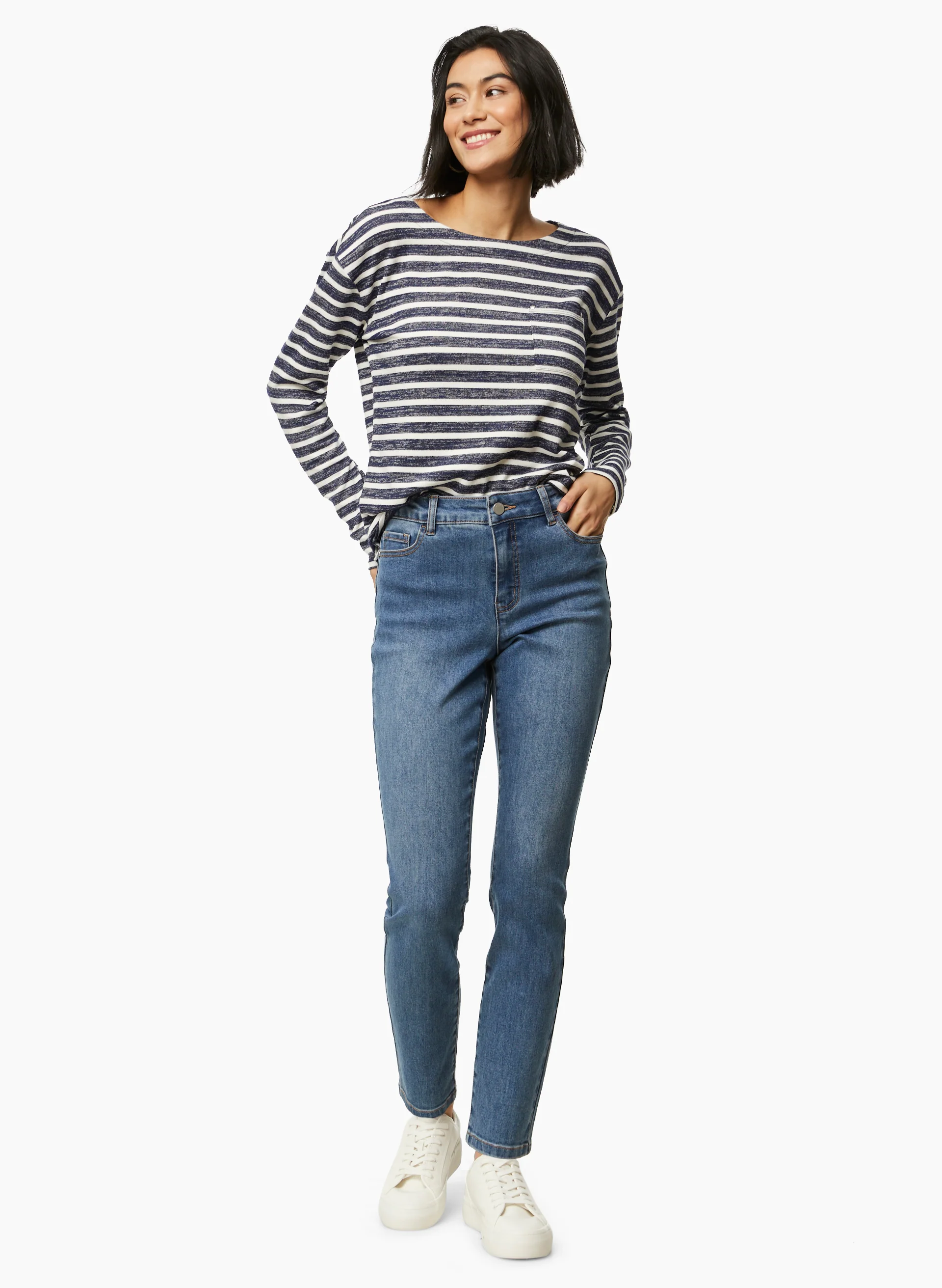 Stripe Print Tee - Image 3