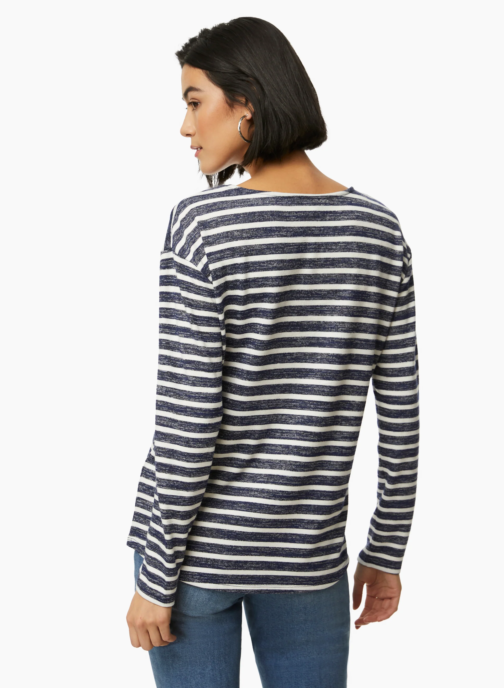 Stripe Print Tee - Image 4
