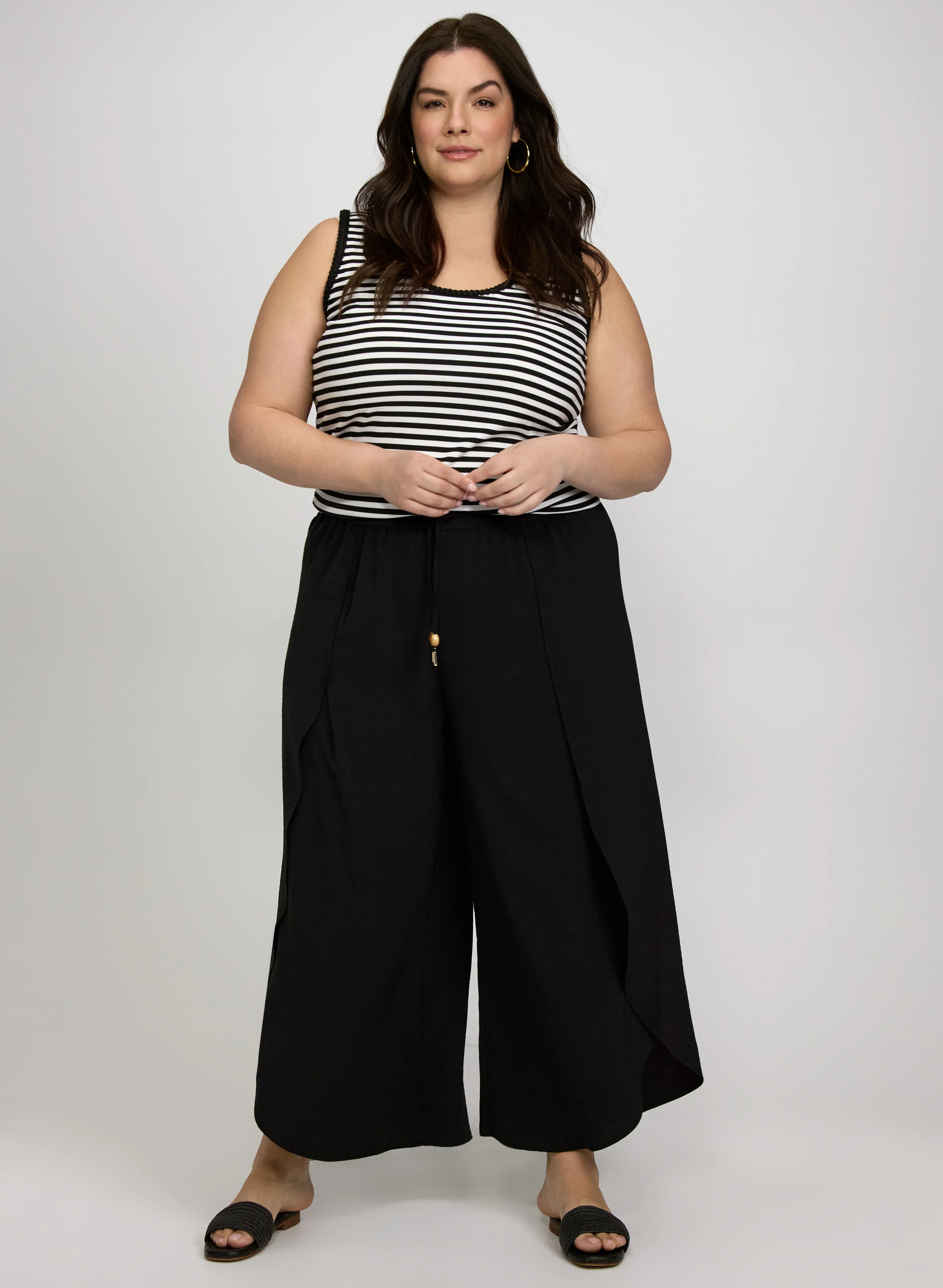 Stripe Scoop Neck Tank Top - Image 3
