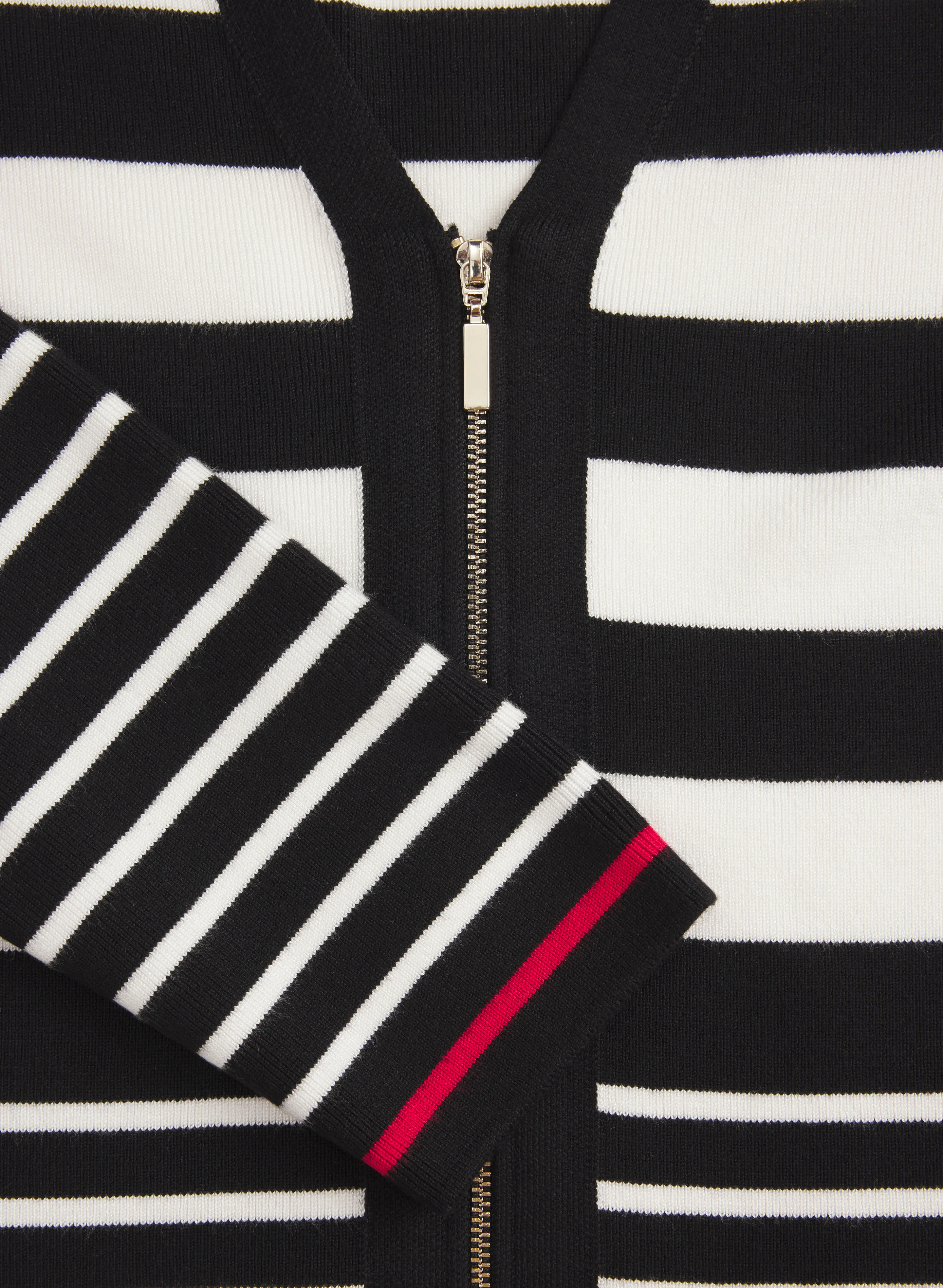 Stripe Zip Cardigan - Image 8