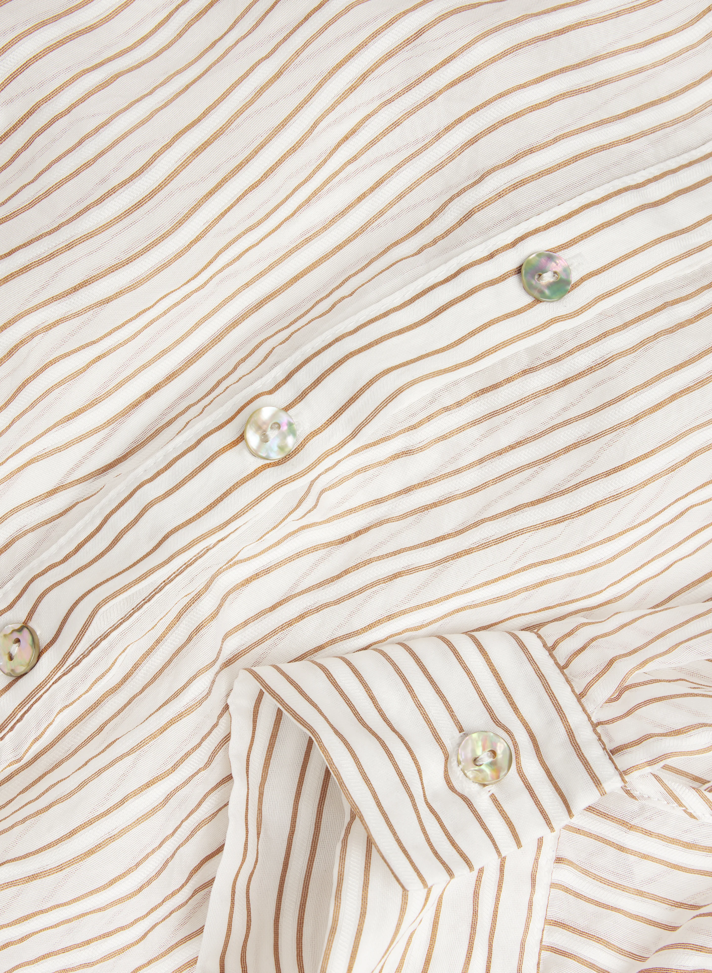 Striped Button-Down Blouse - Image 8