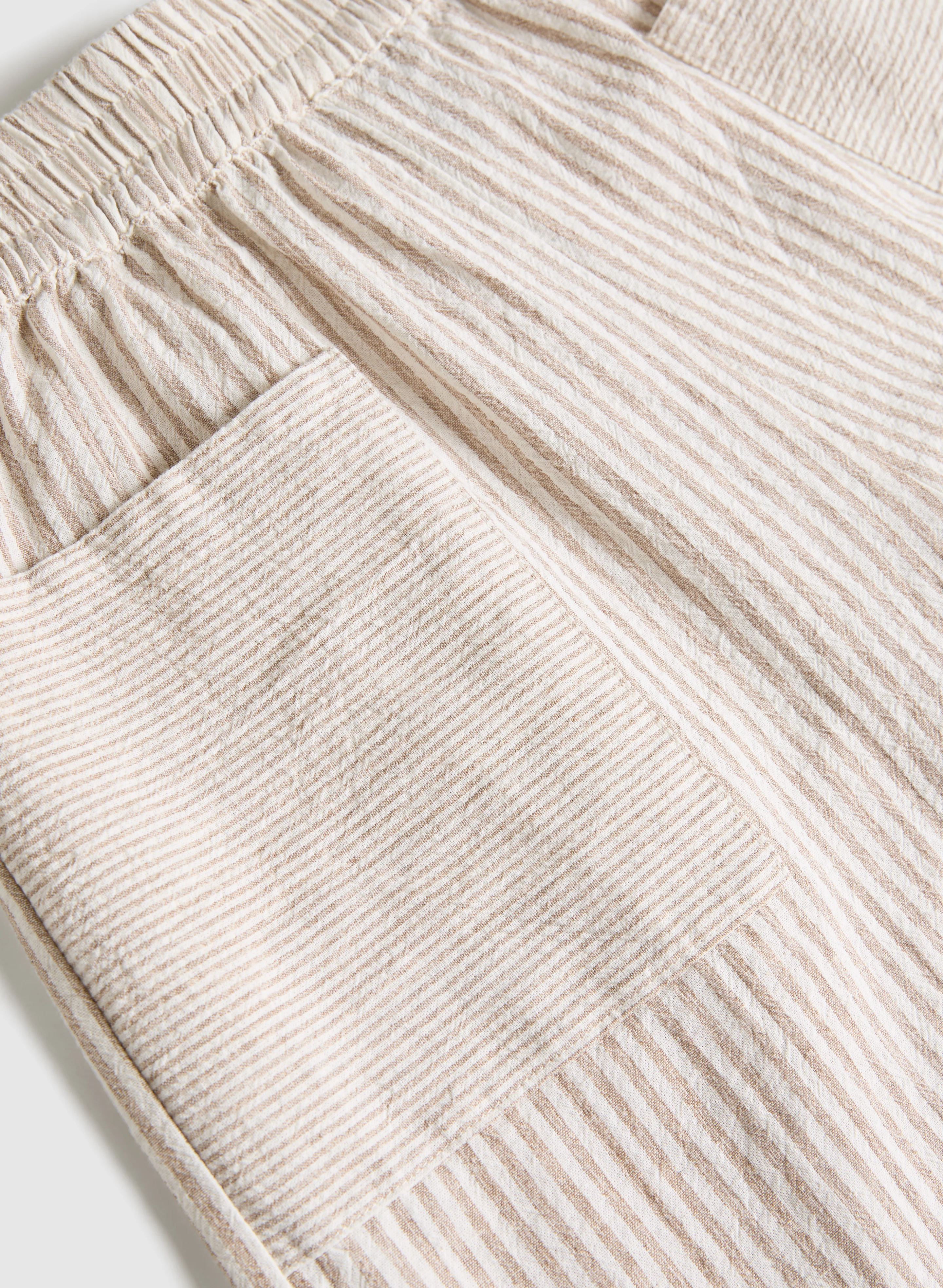 Striped Cotton Shorts - Image 7