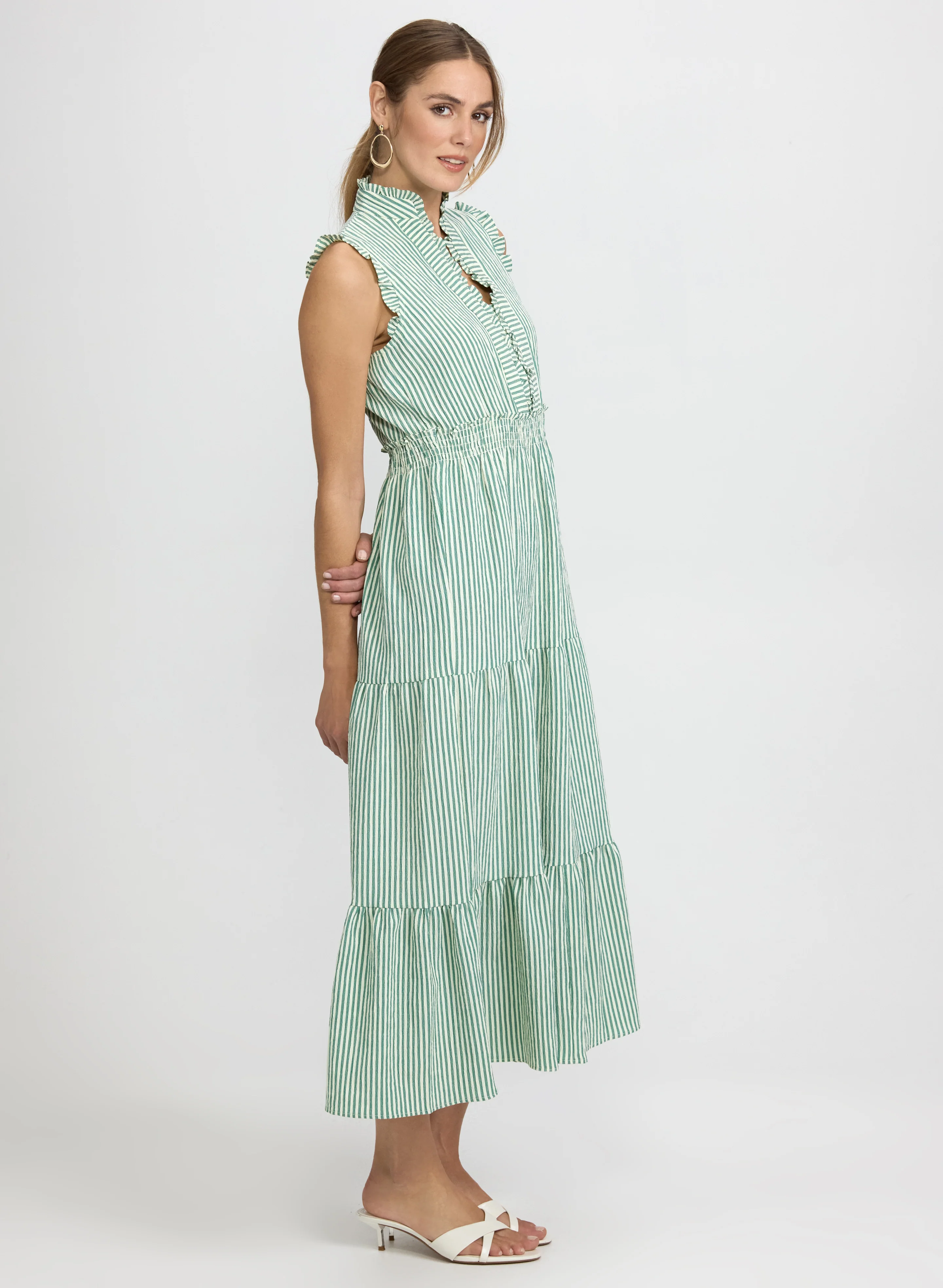 Striped Maxi Dress - Image 2