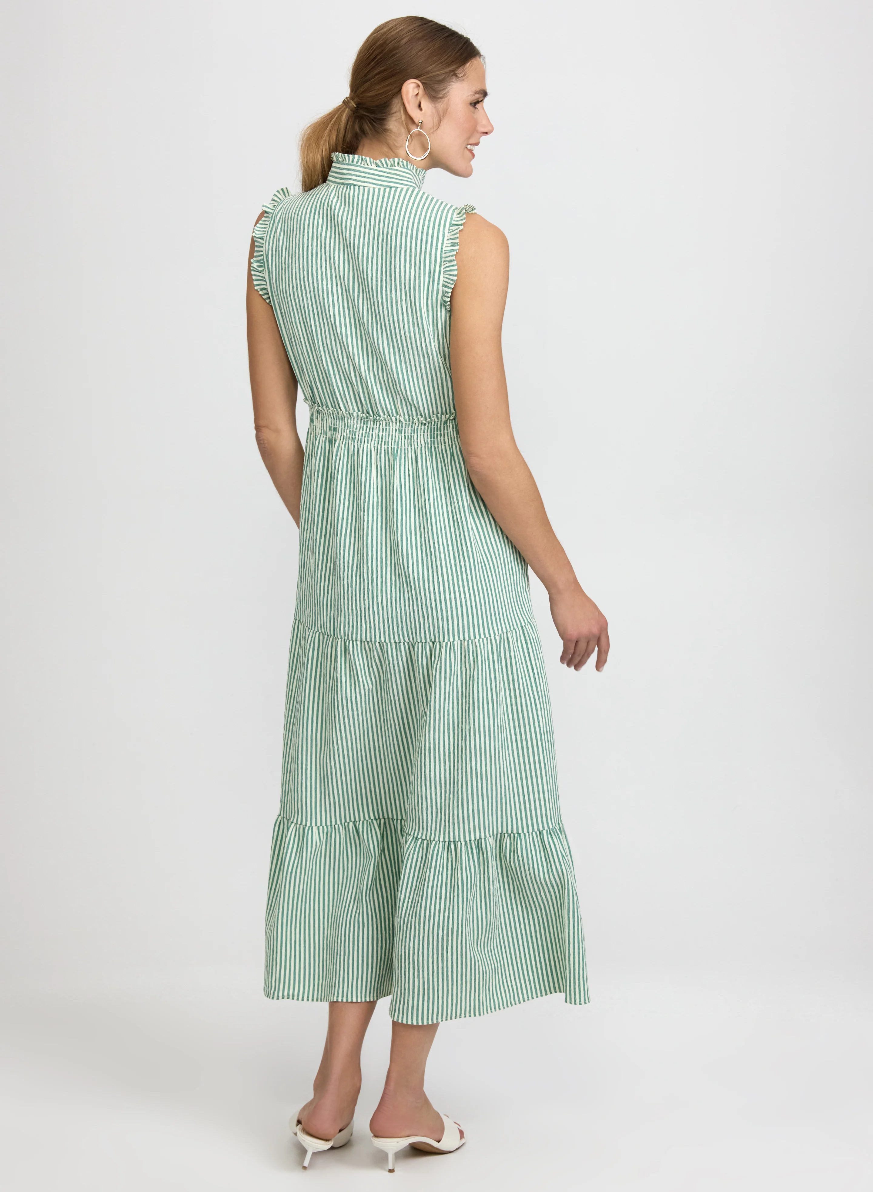 Striped Maxi Dress - Image 4