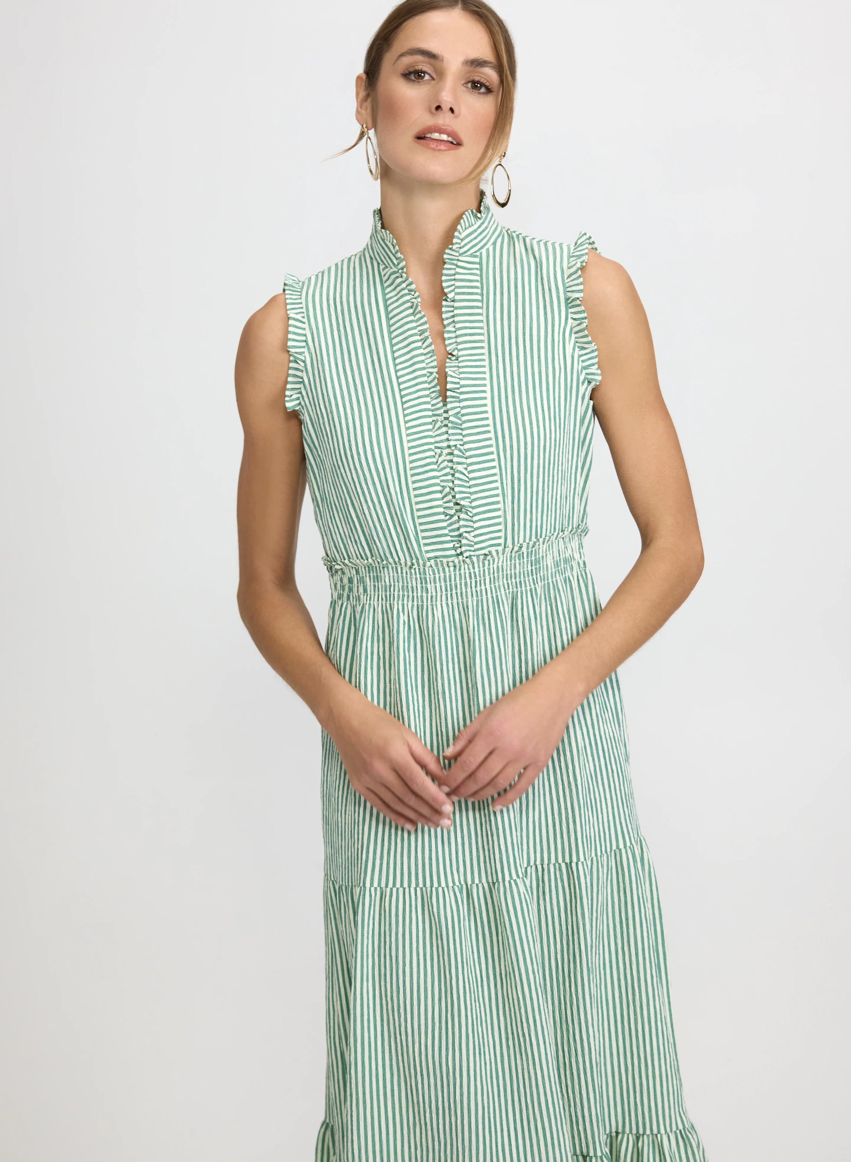 Striped Maxi Dress - Image 7