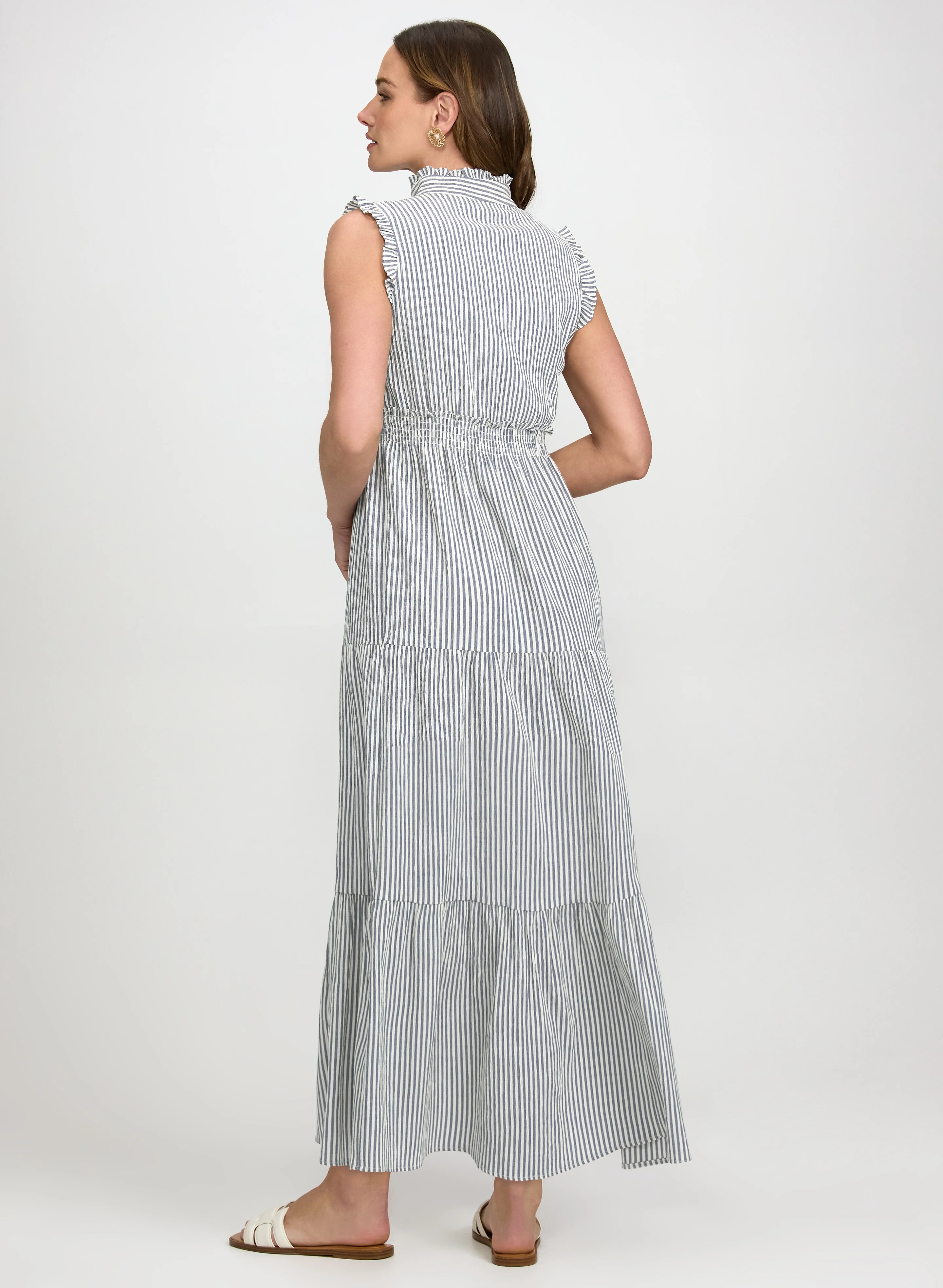 Striped Maxi Dress - Image 4