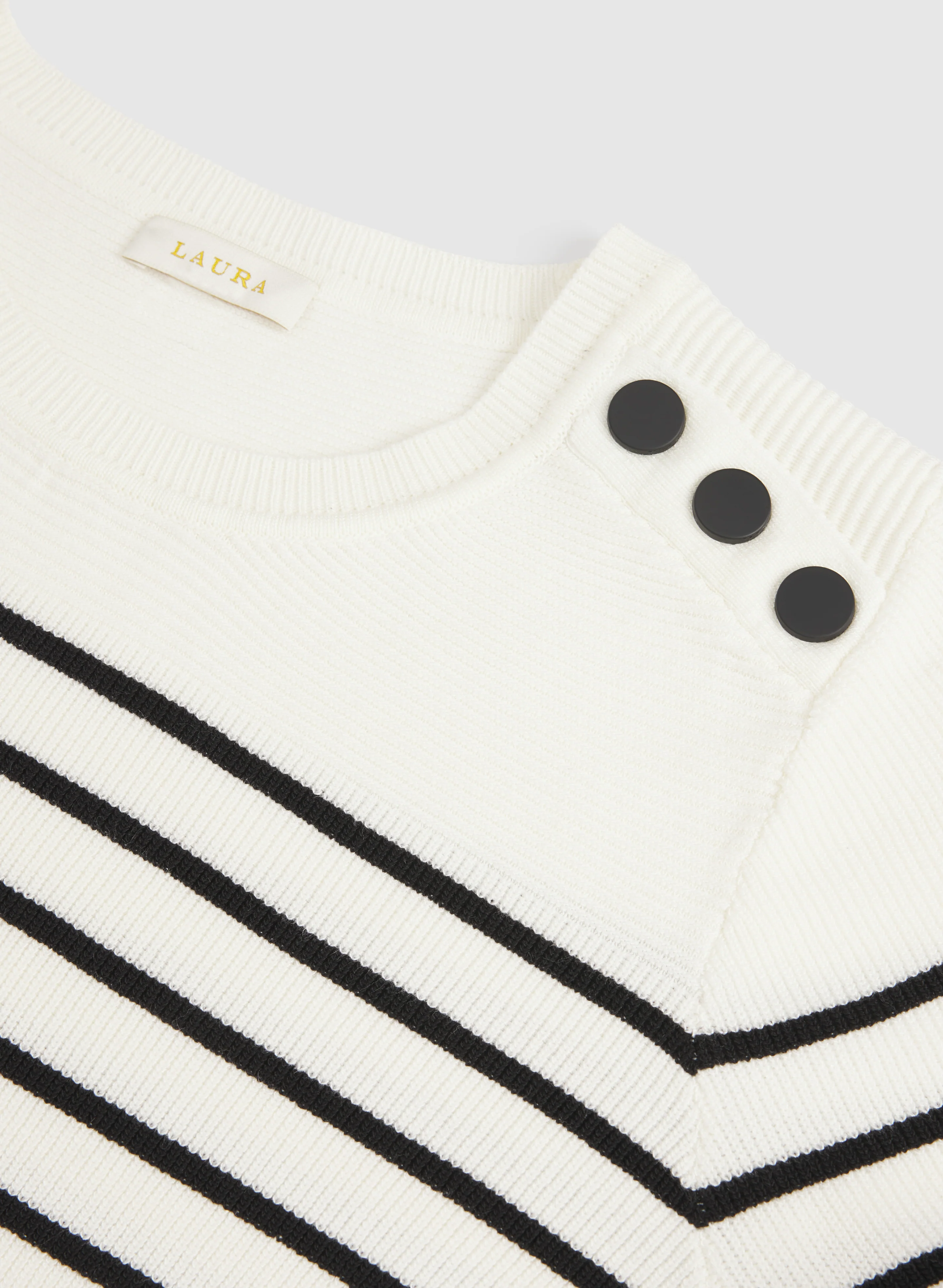 Striped Rib Knit Top - Image 7