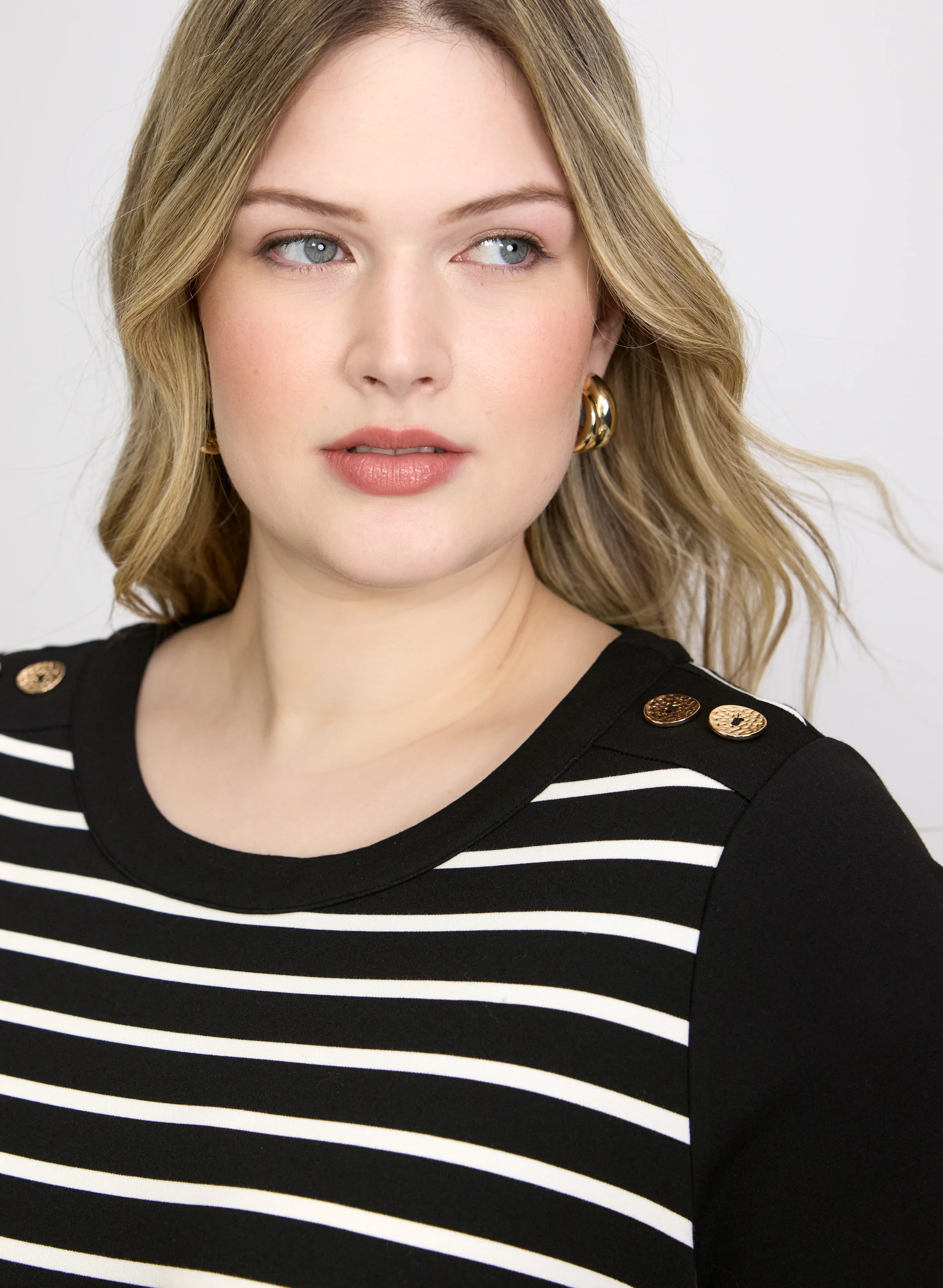 Striped T-Shirt Dress - Image 4