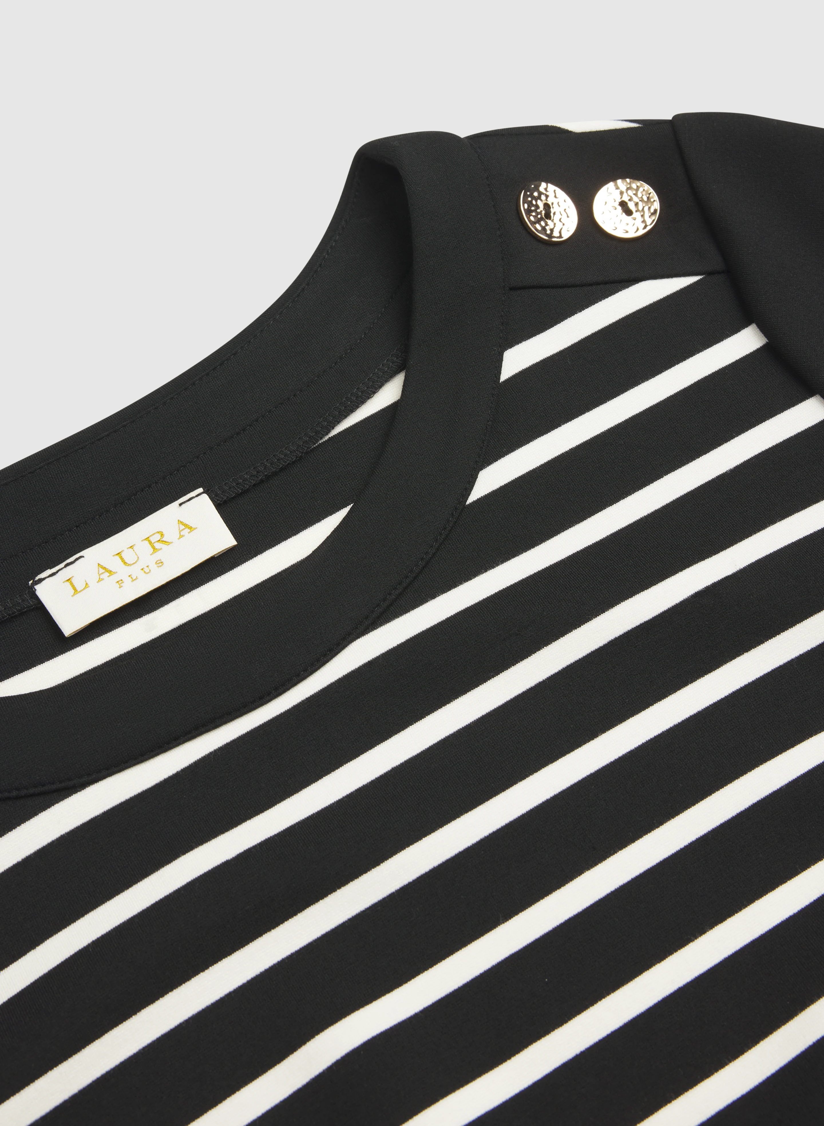 Striped T-Shirt Dress - Image 7