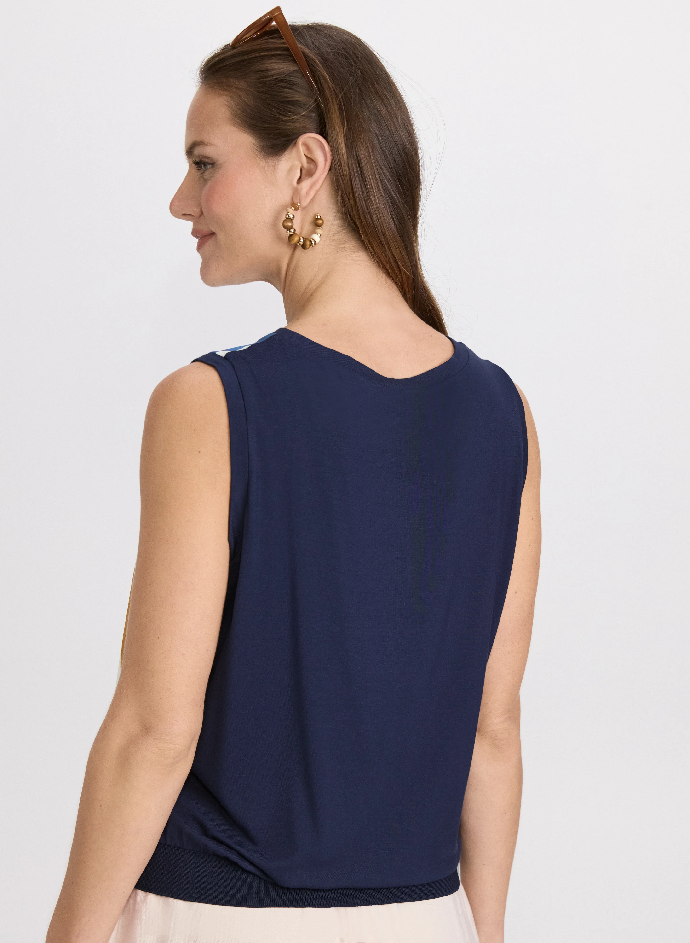 Striped Sleeveless Top - Image 4