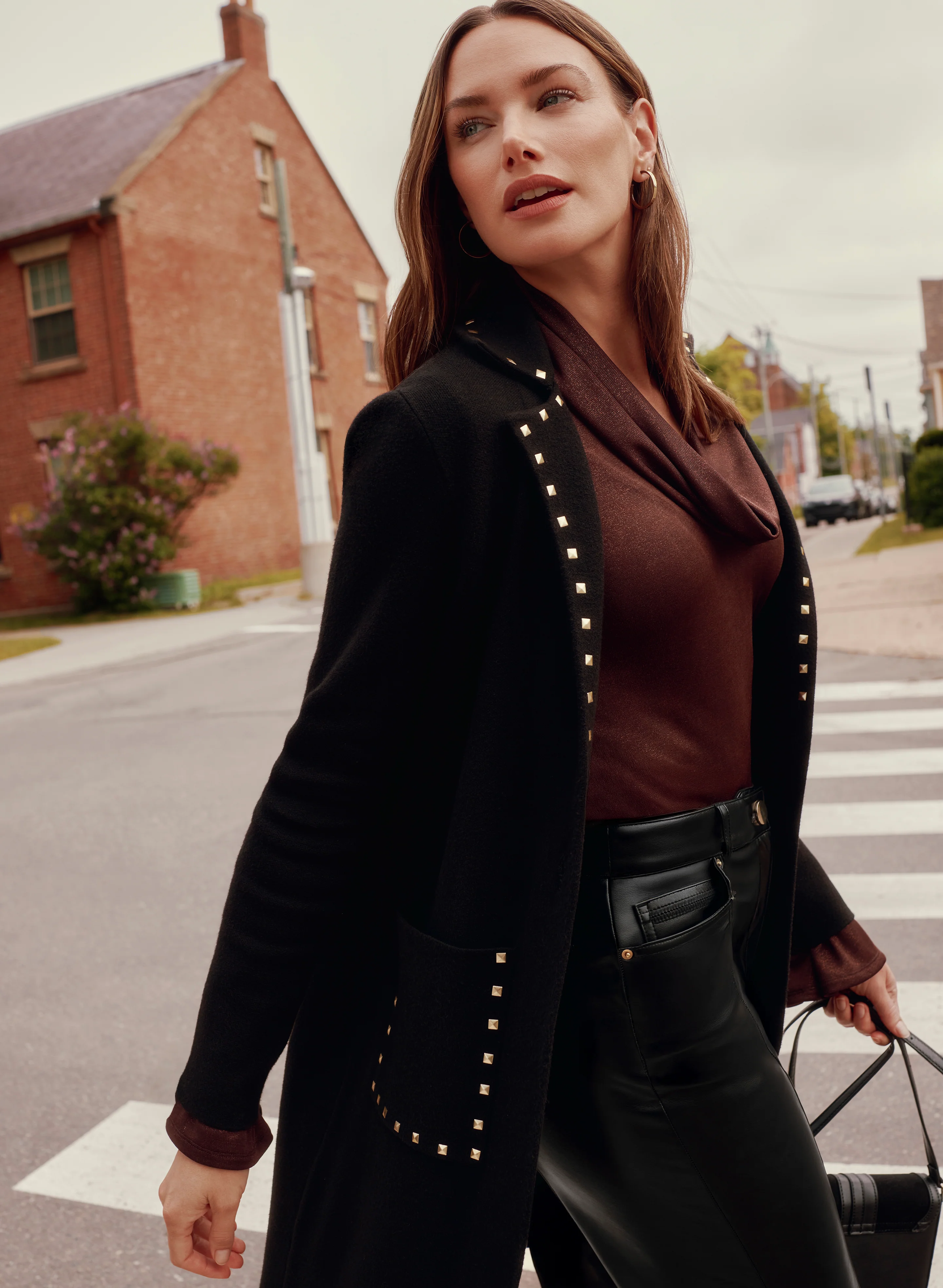 Stud Embellished Cardigan - Image 2