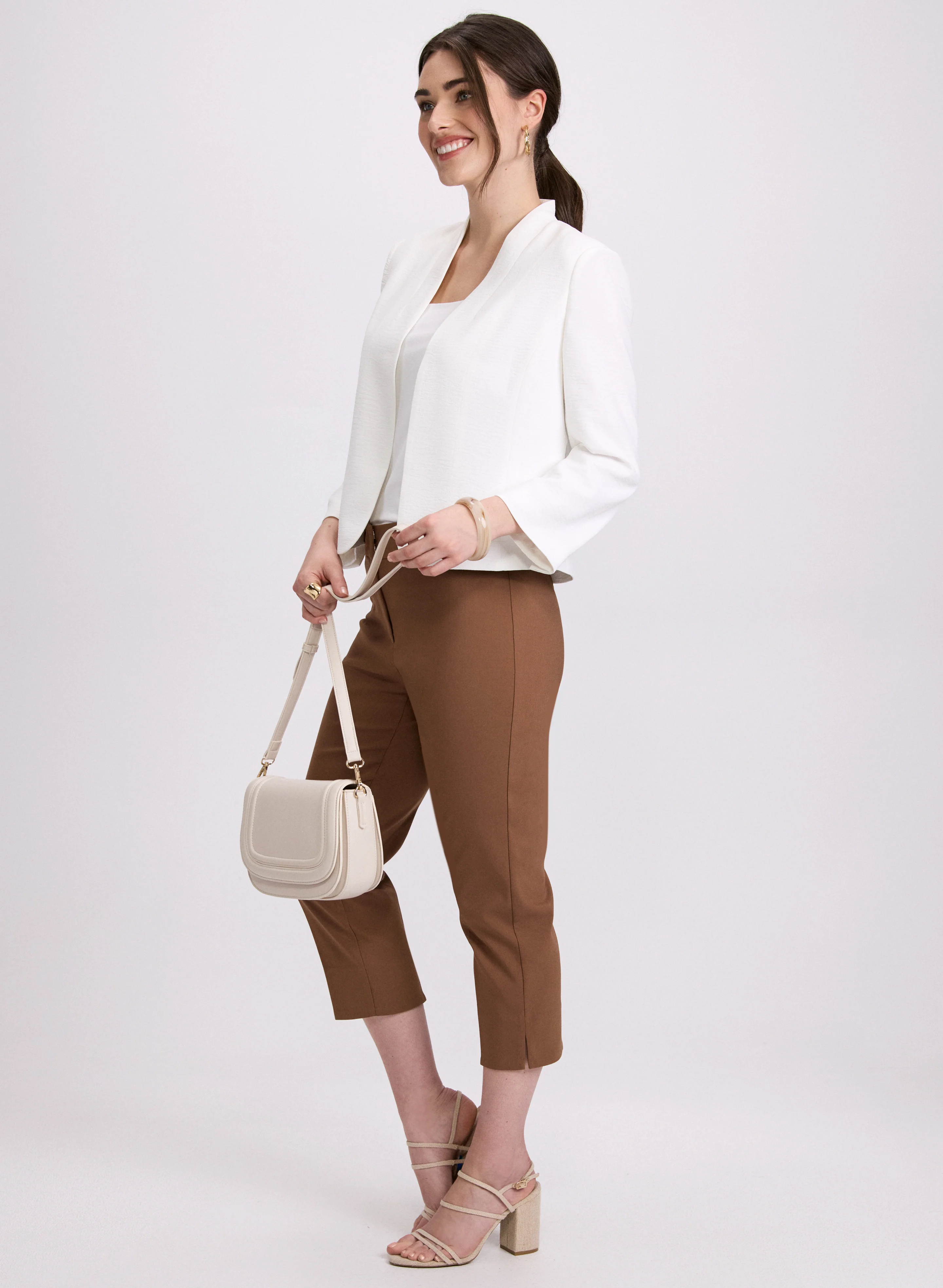 Studded Cotton-Blend Capris - Image 3