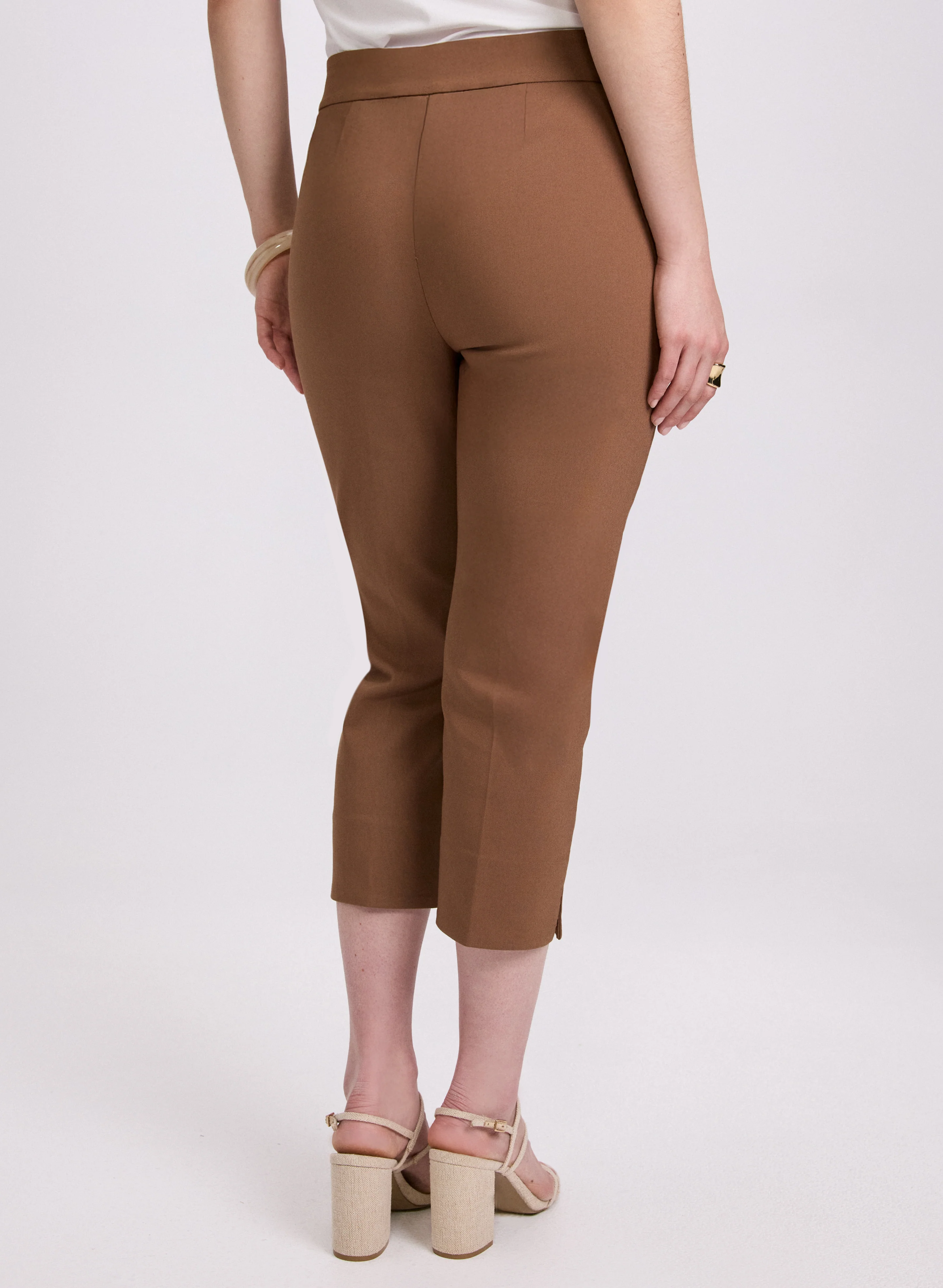 Studded Cotton-Blend Capris - Image 4