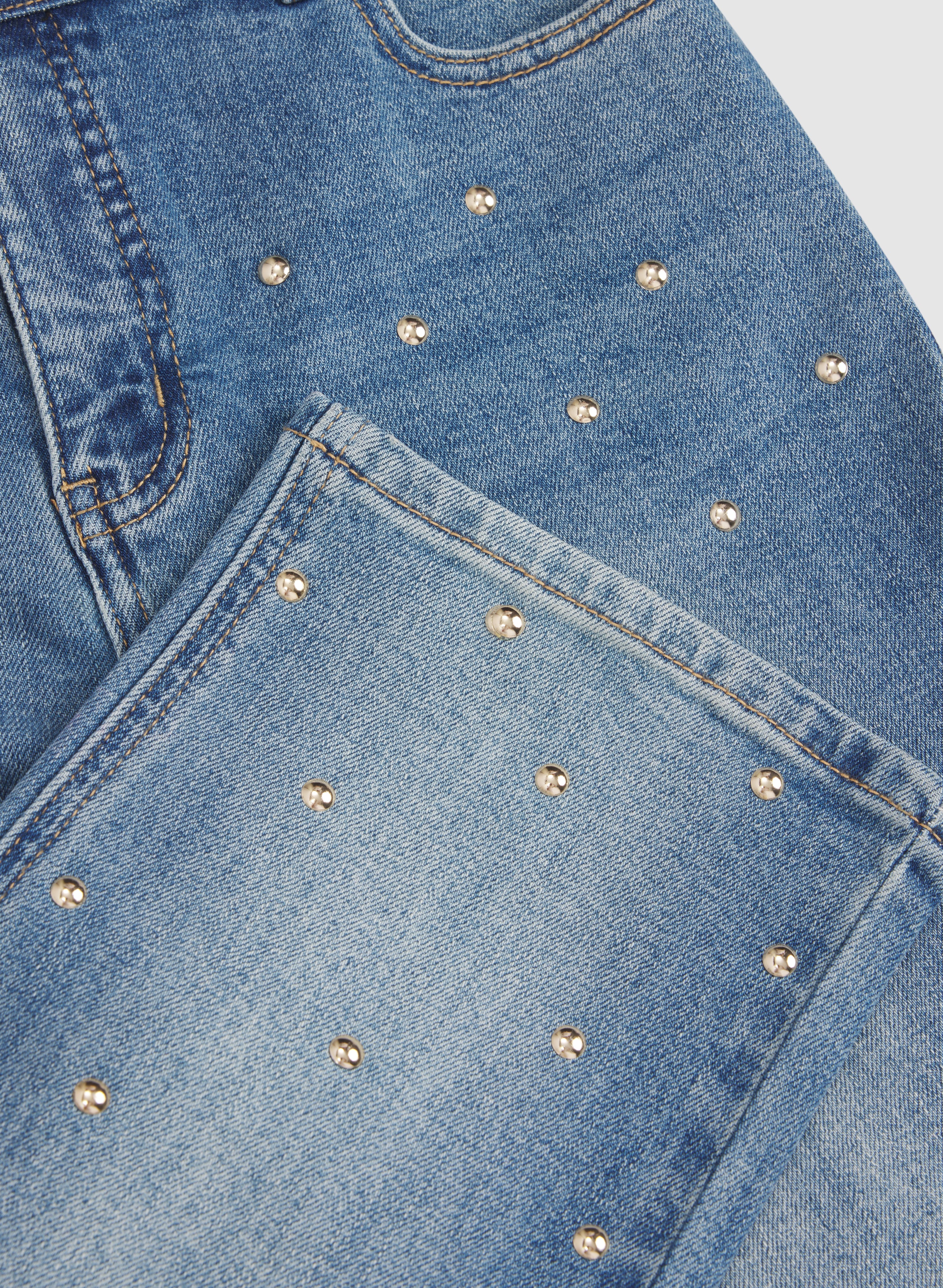 Studded Straight-Leg Jeans - Image 6