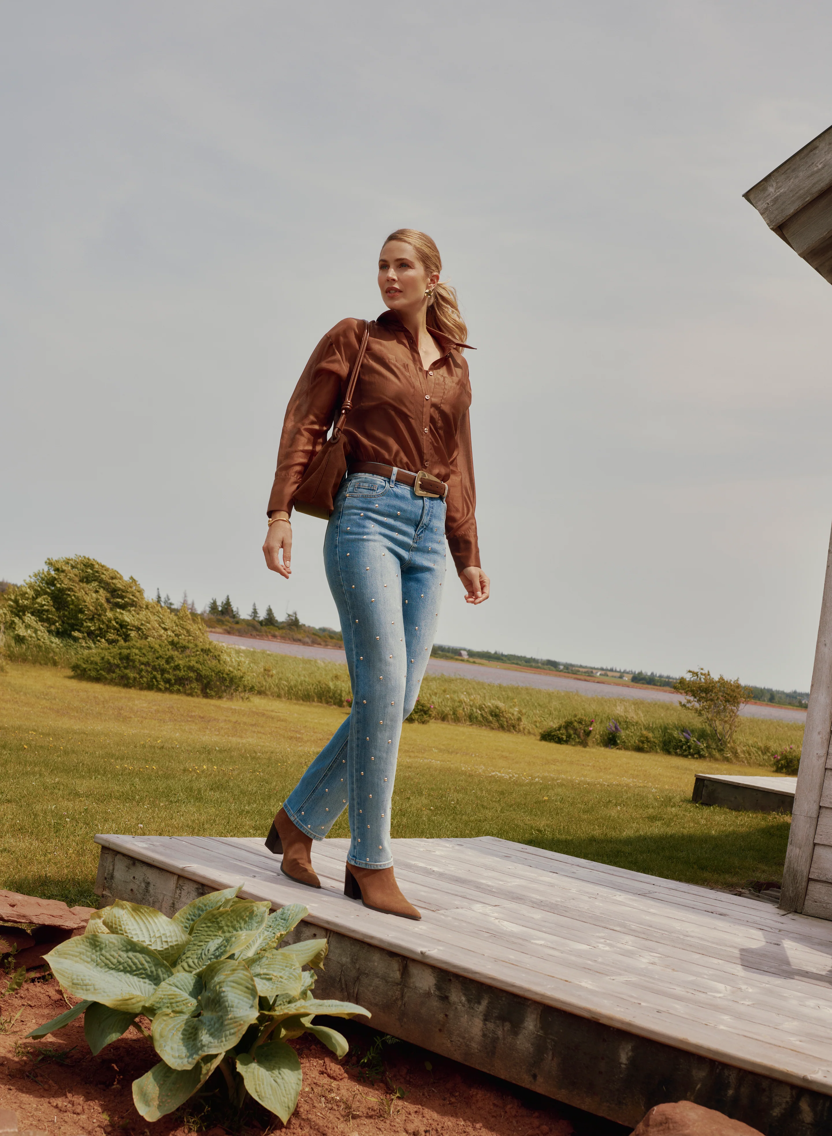 Studded Straight-Leg Jeans - Image 8