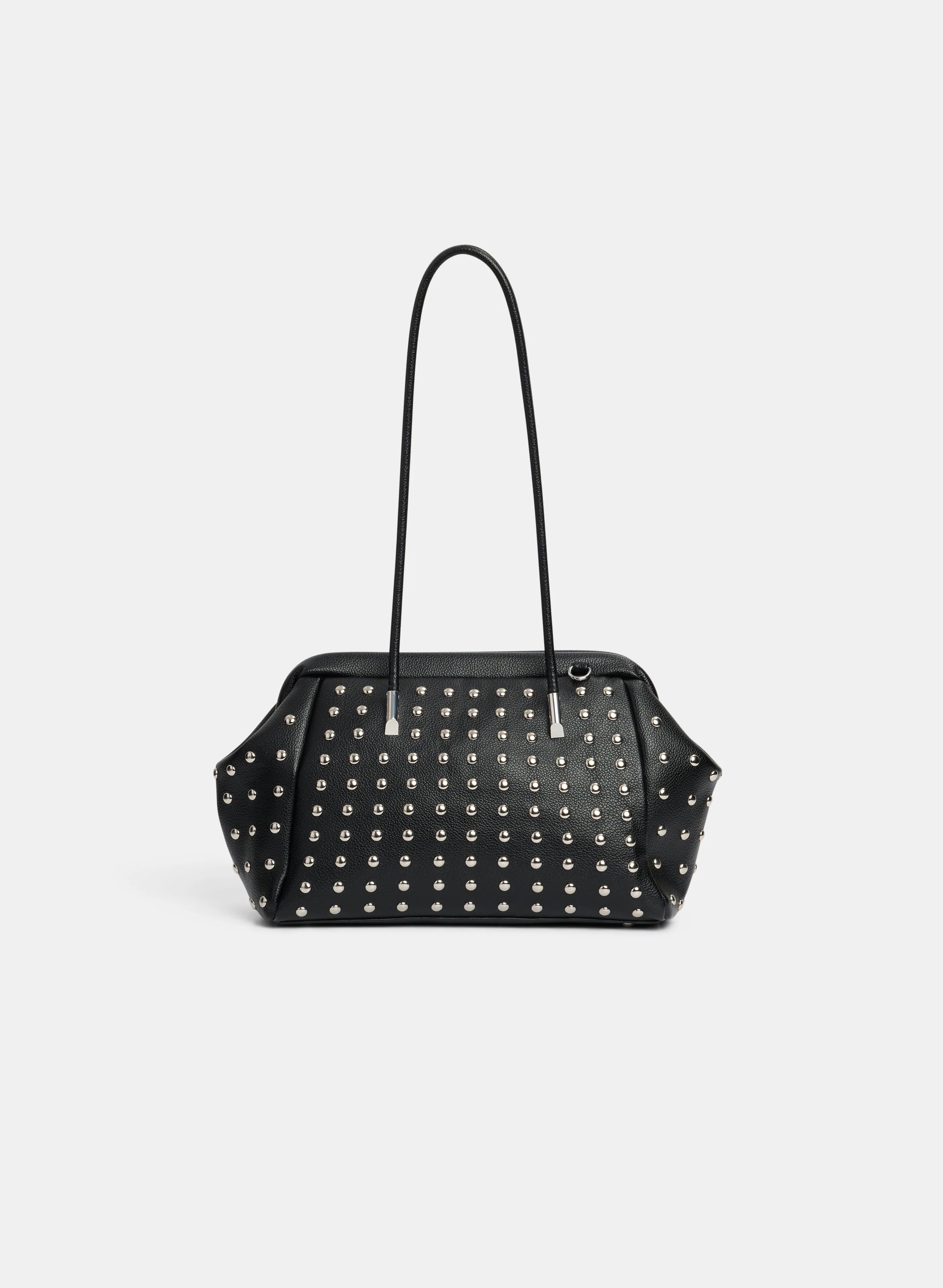 Studded Vegan Leather Handbag