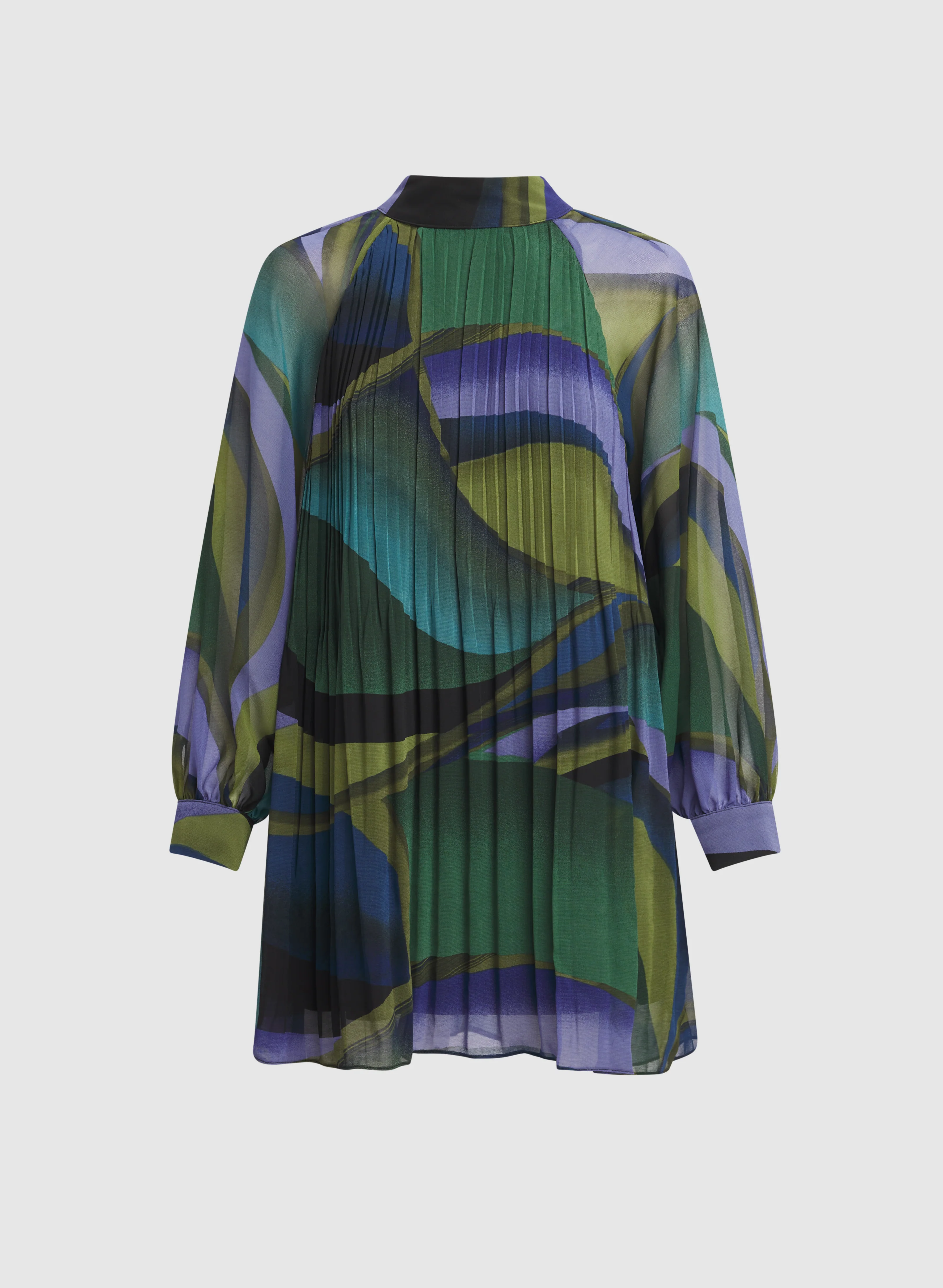 Swirl Chiffon Dress - Image 6