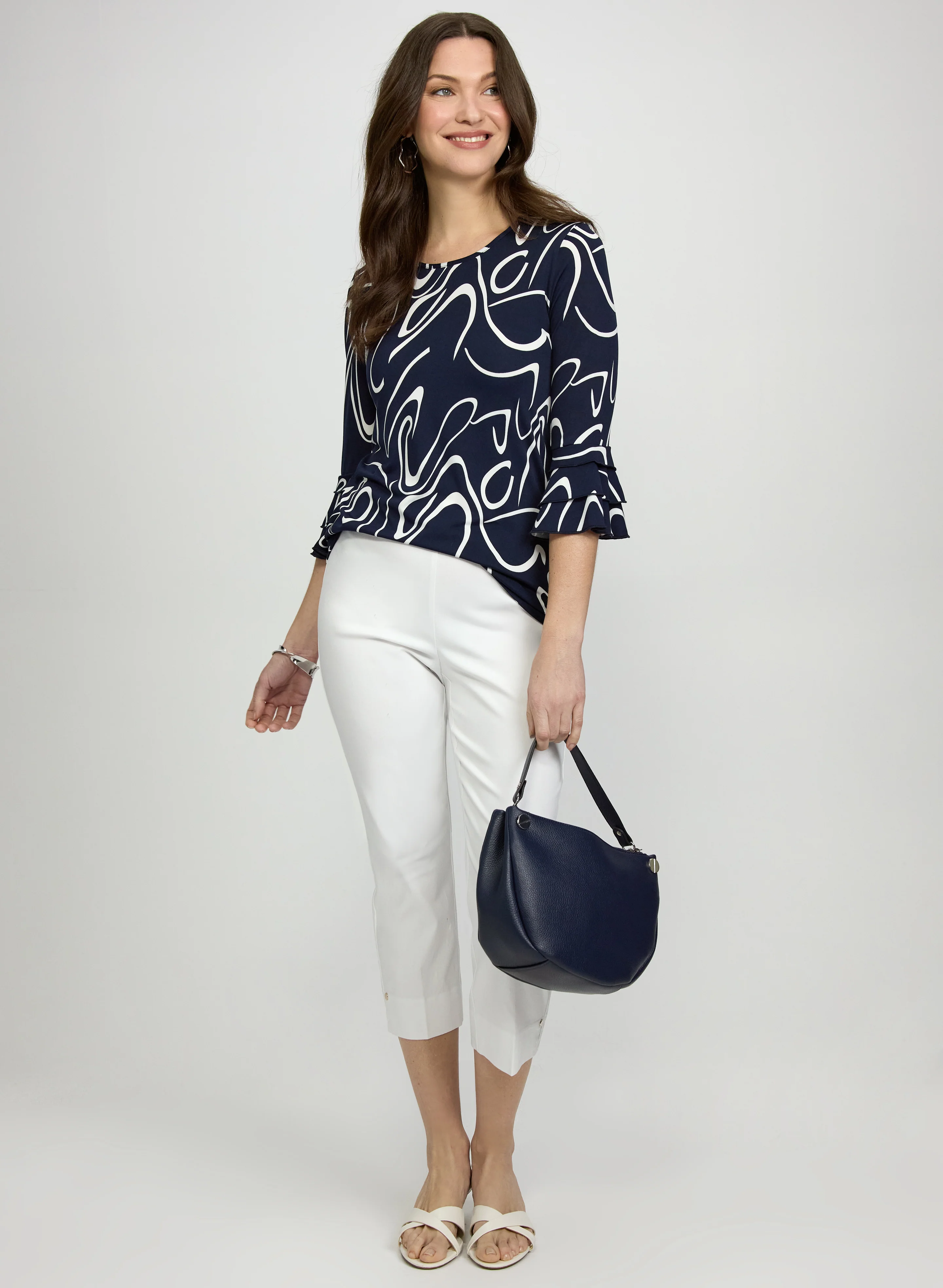 Swirl Print Top - Image 3