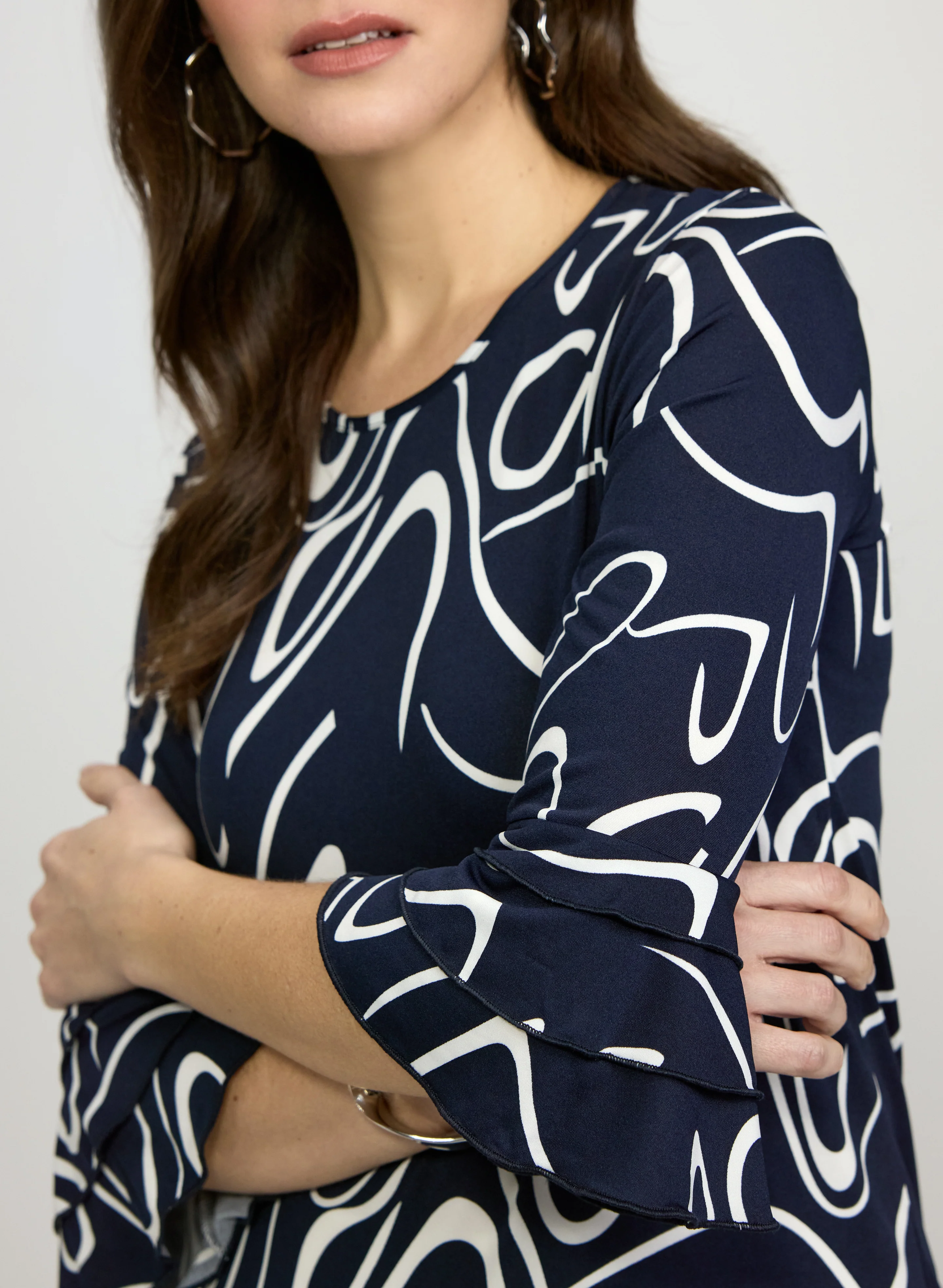 Swirl Print Top - Image 5