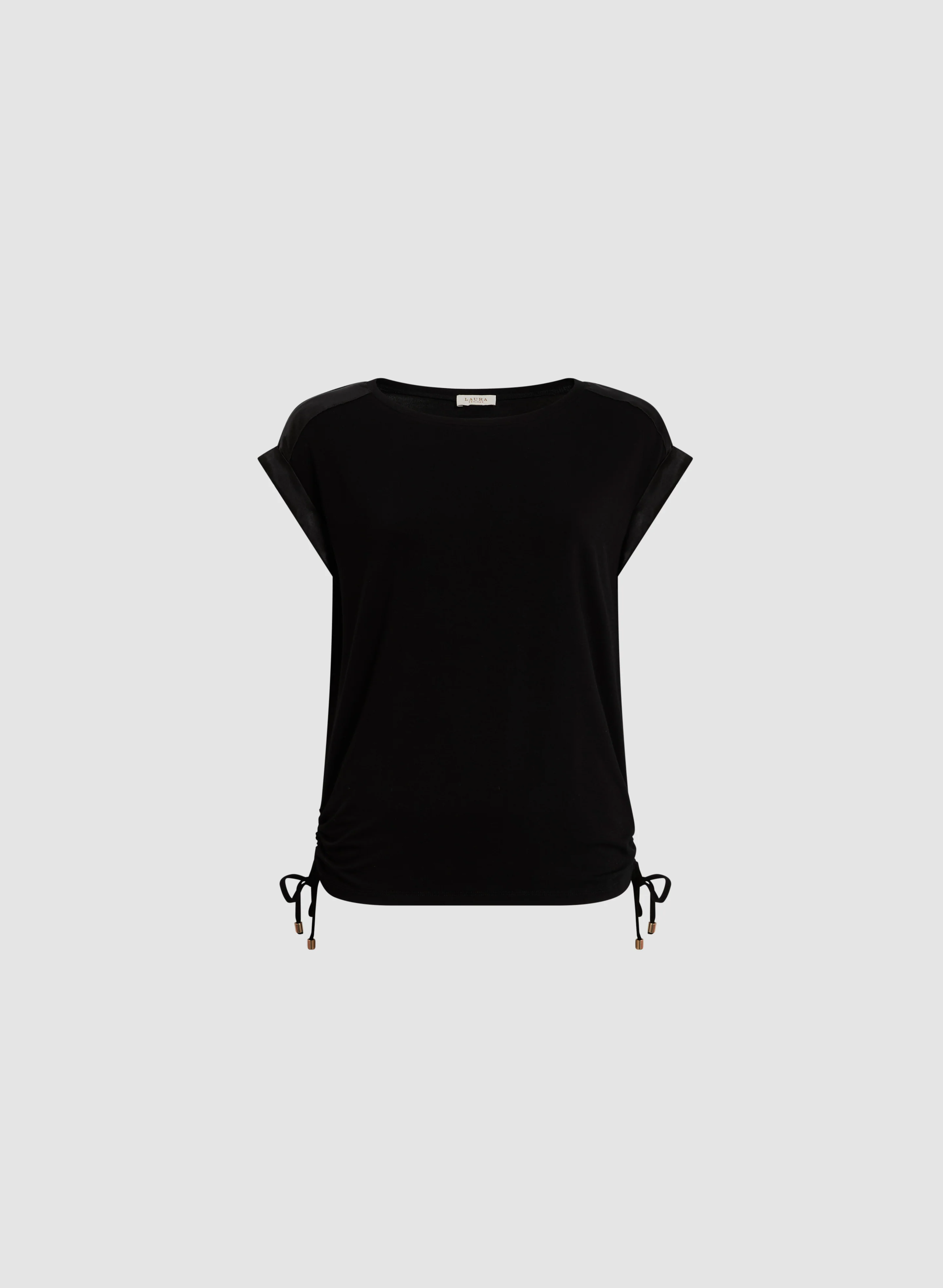 T-Shirt With Satin & Drawstring - Image 6