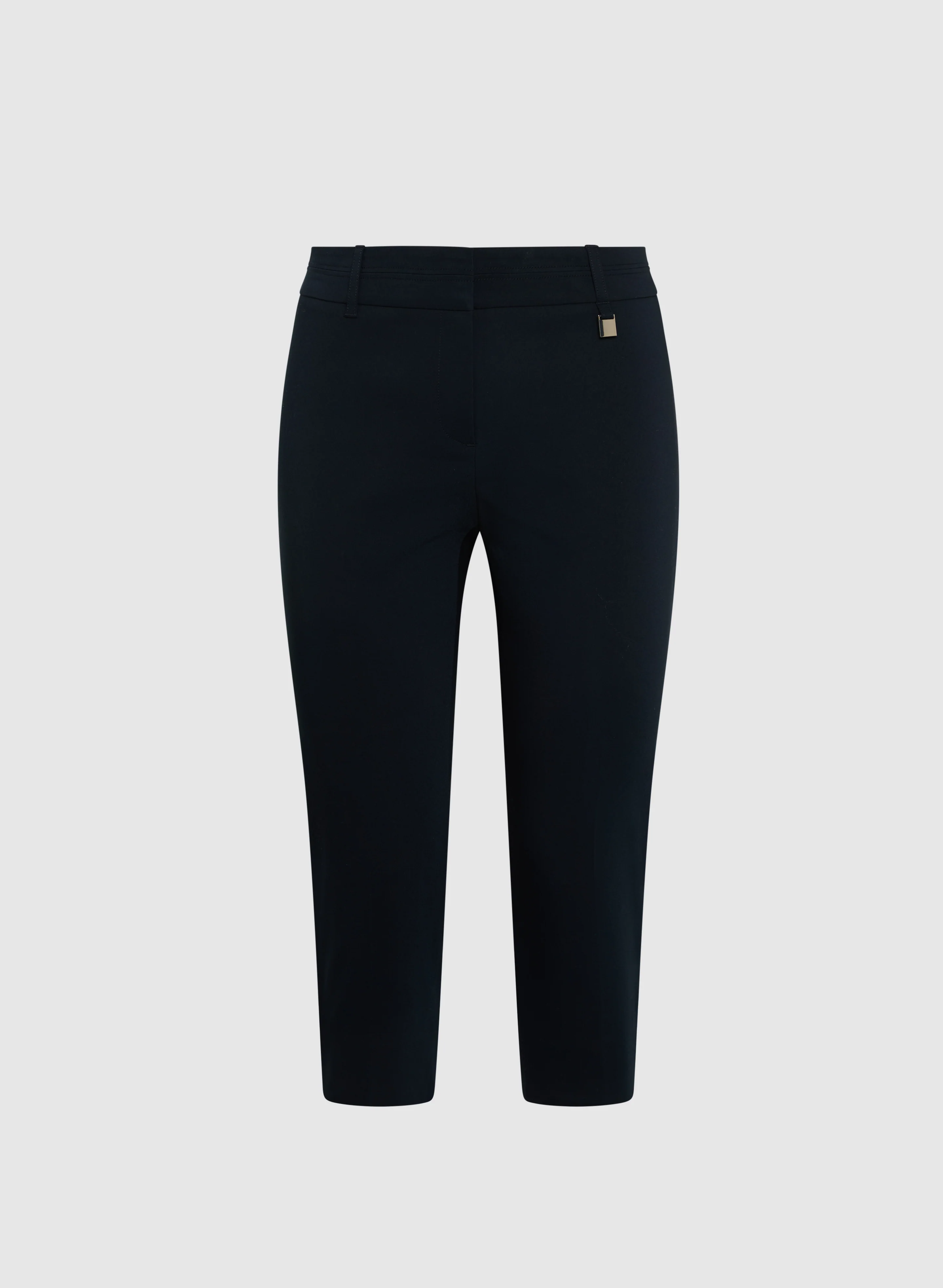 Tab Detail Slim-Leg Capris - Image 6
