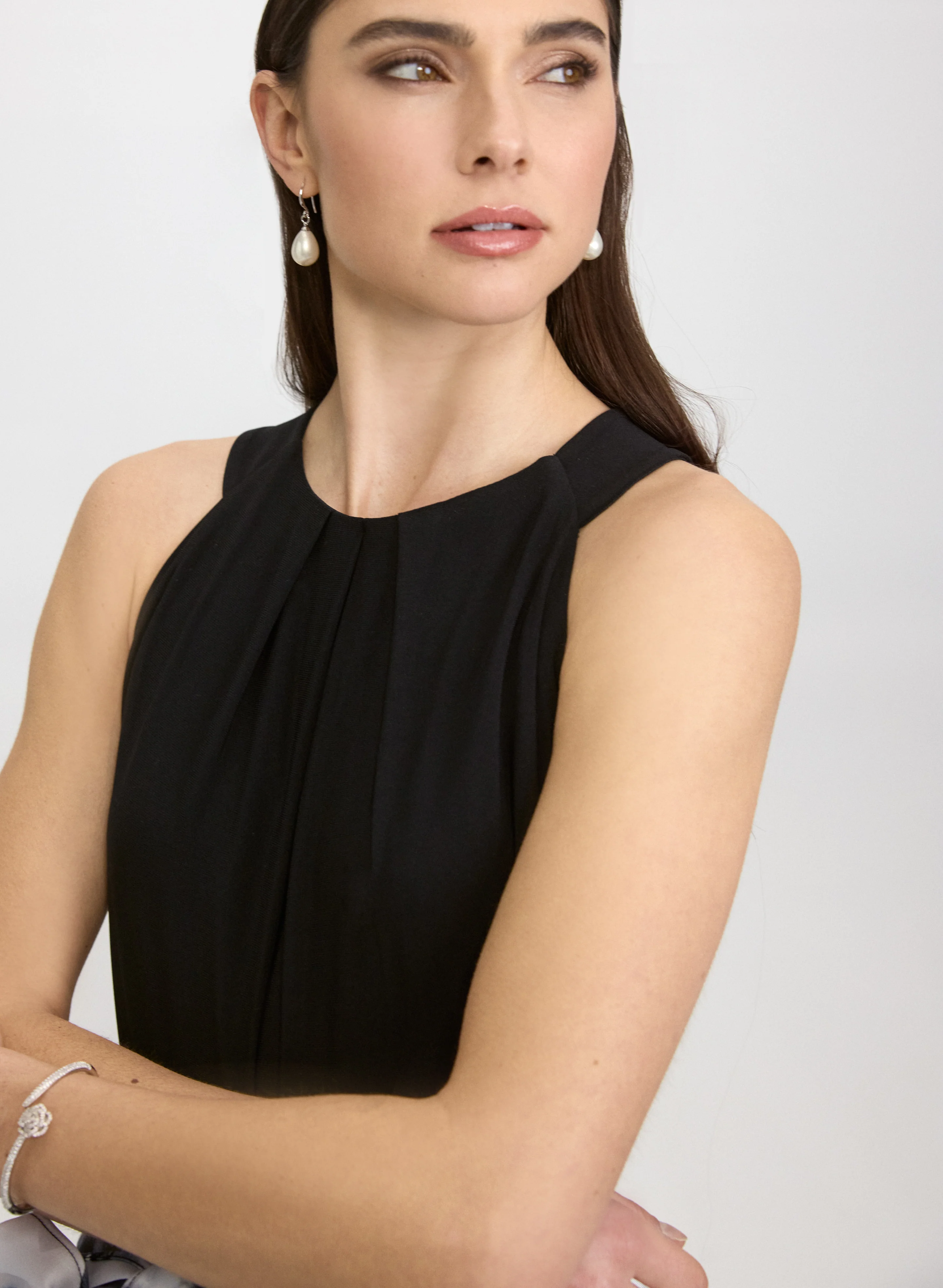 Taffeta Floral Dress - Image 3