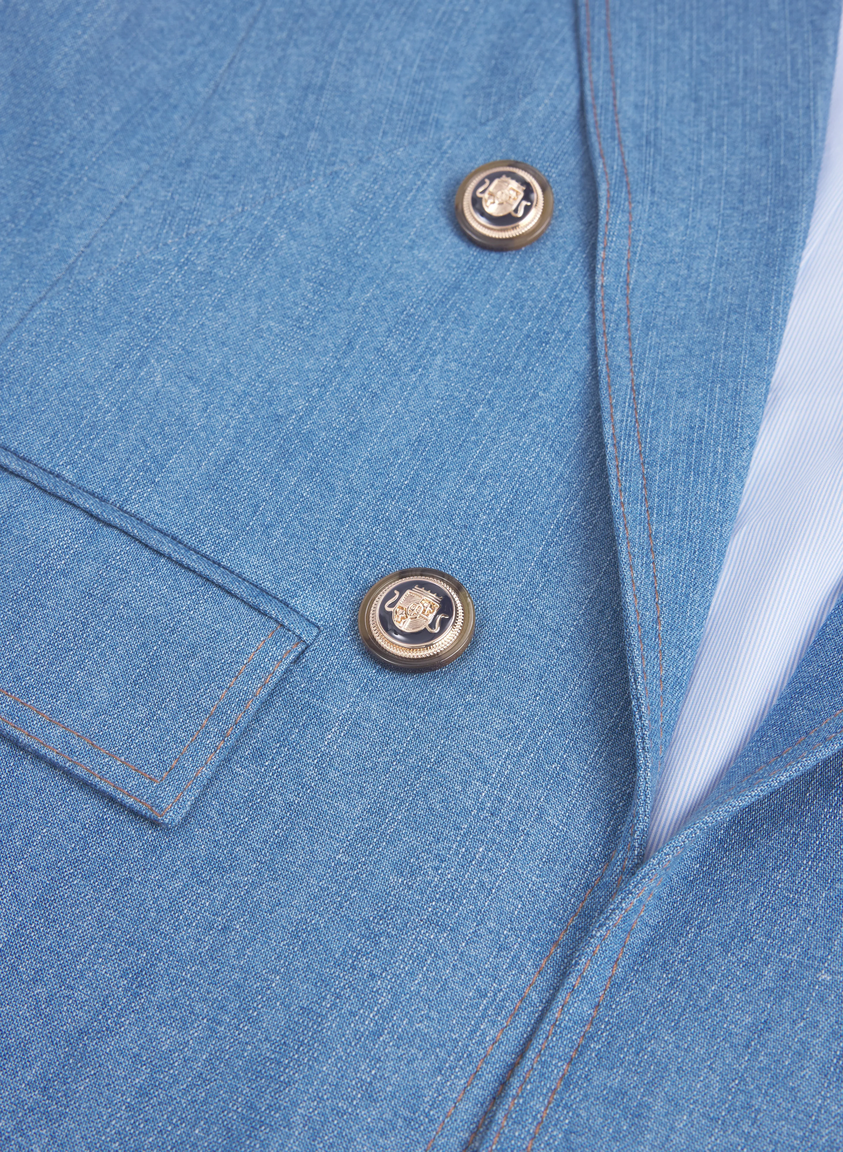 Lyocell Denim Blazer - Image 8