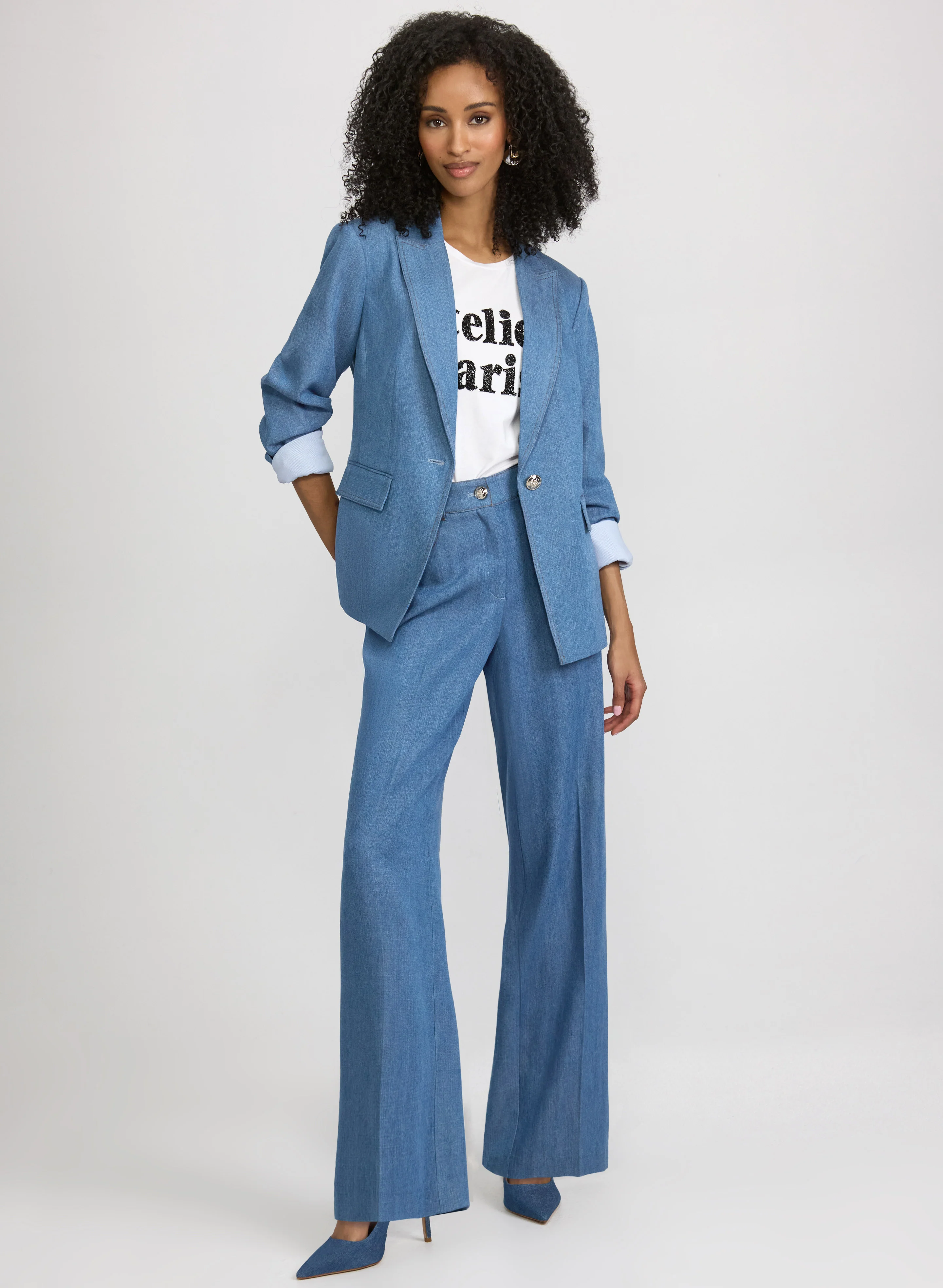 Lyocell-Denim Blazer - Image 4