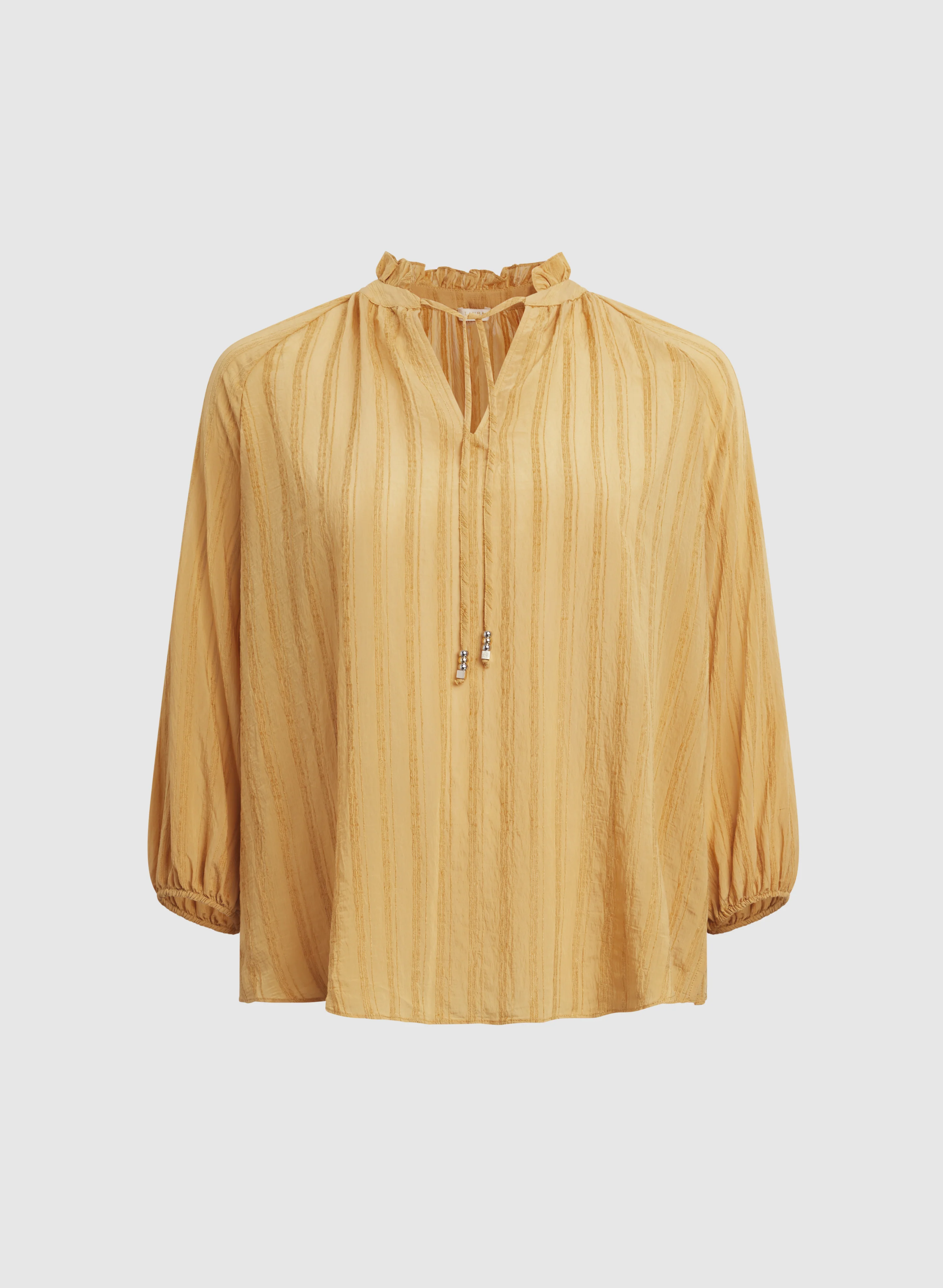 Textured 3/4 Sleeve Blouse - Image 5