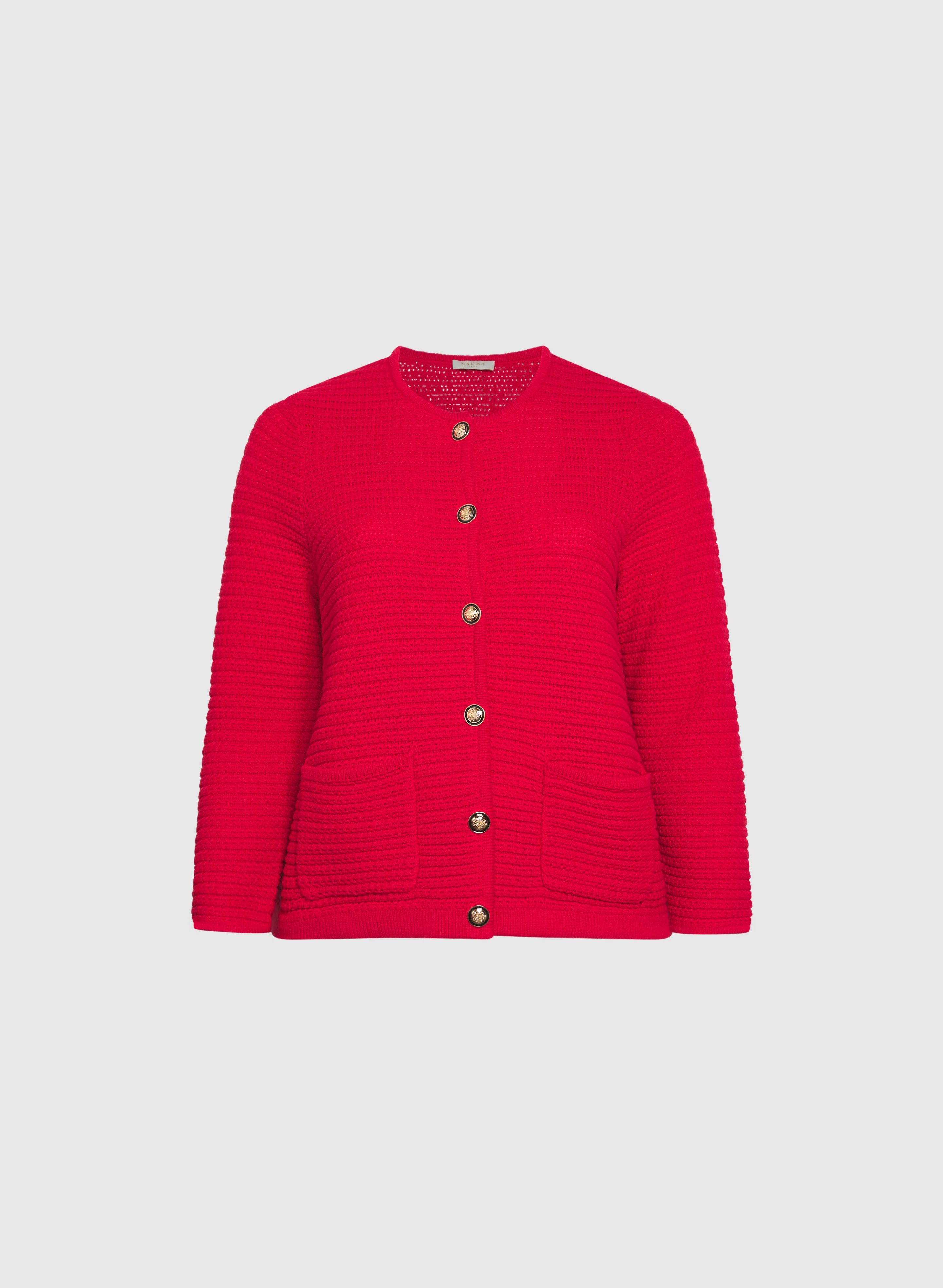 Textured Knit Cardigan - Image 6