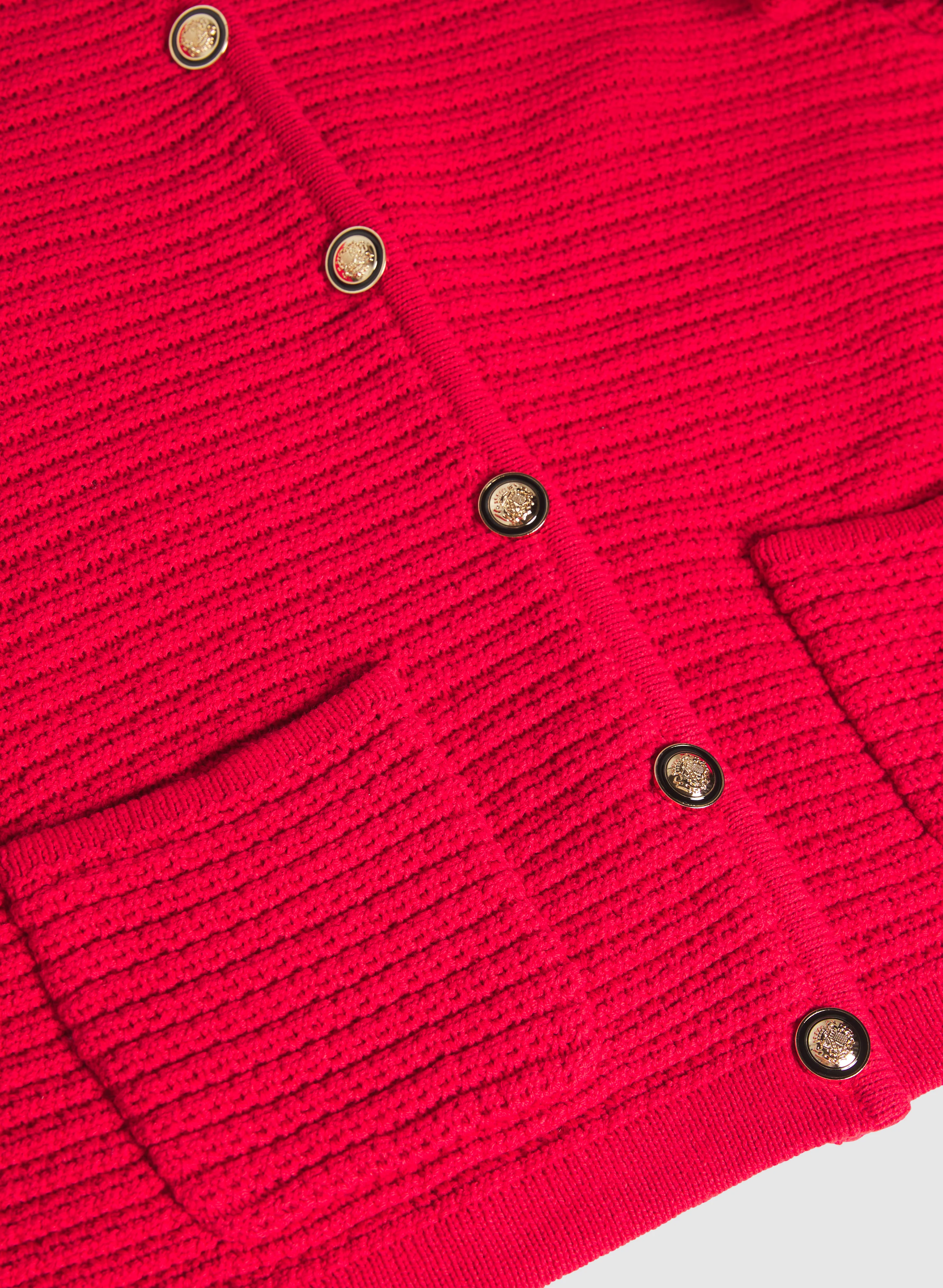 Textured Knit Cardigan - Image 7