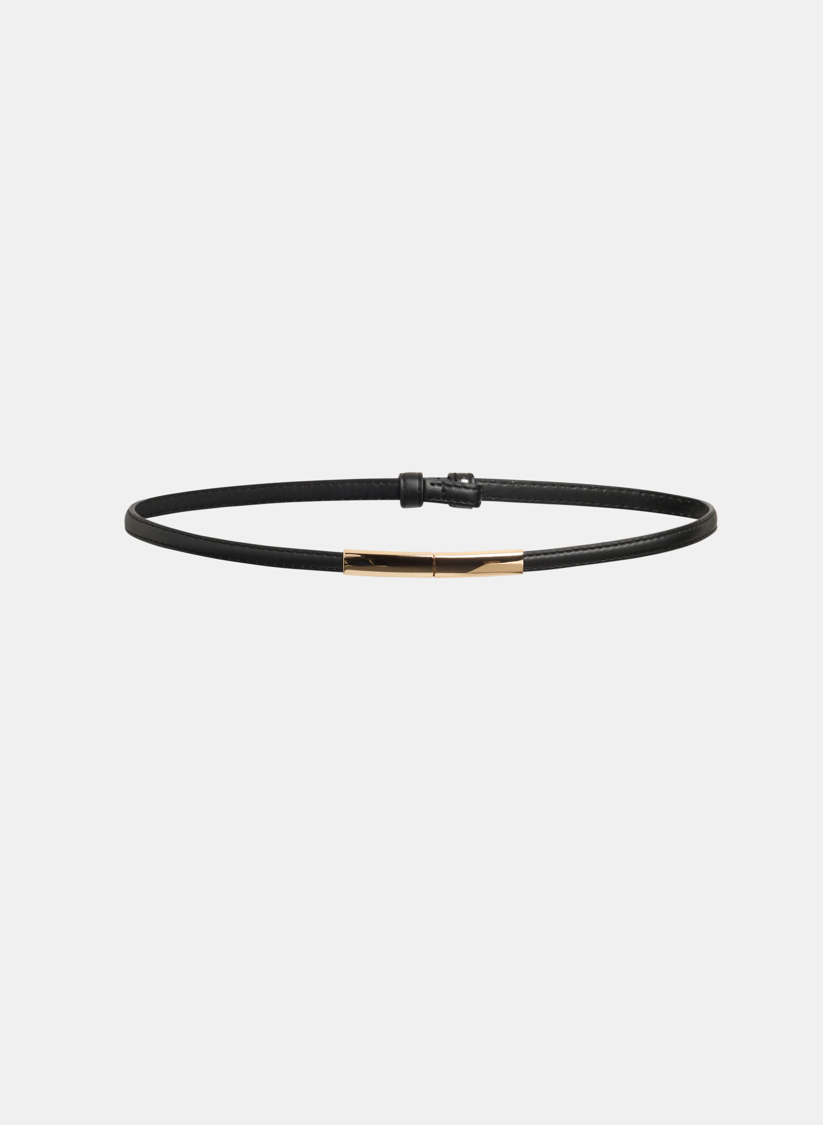 Thin Vegan Leather Belt